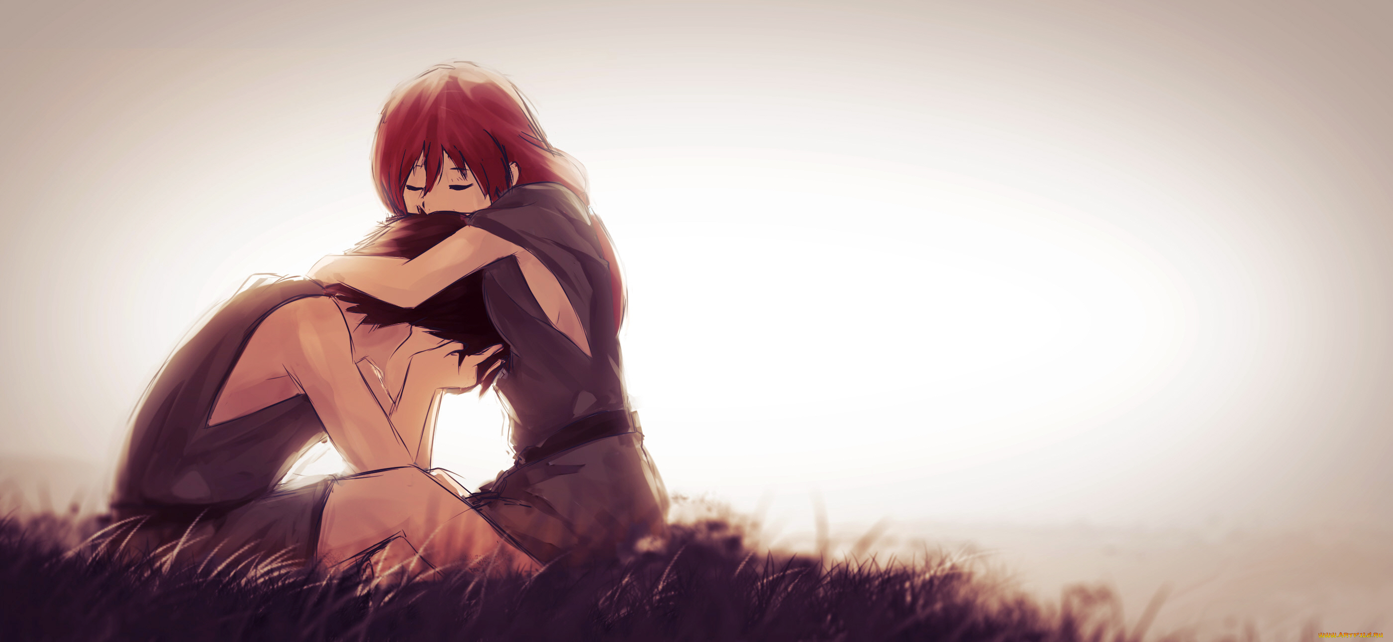 аниме, hai, to, gensou, no, grimgar, двое