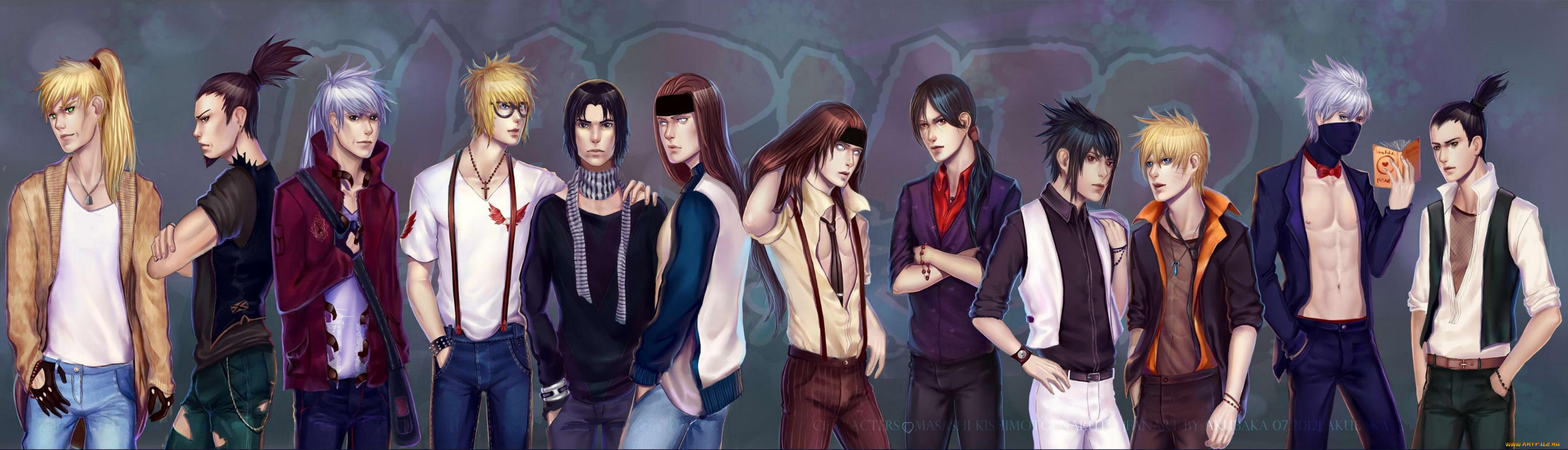 аниме, naruto, нейджи, шикамару, какаши, итачи, минато, саске, наруто, шикаку, персонажи