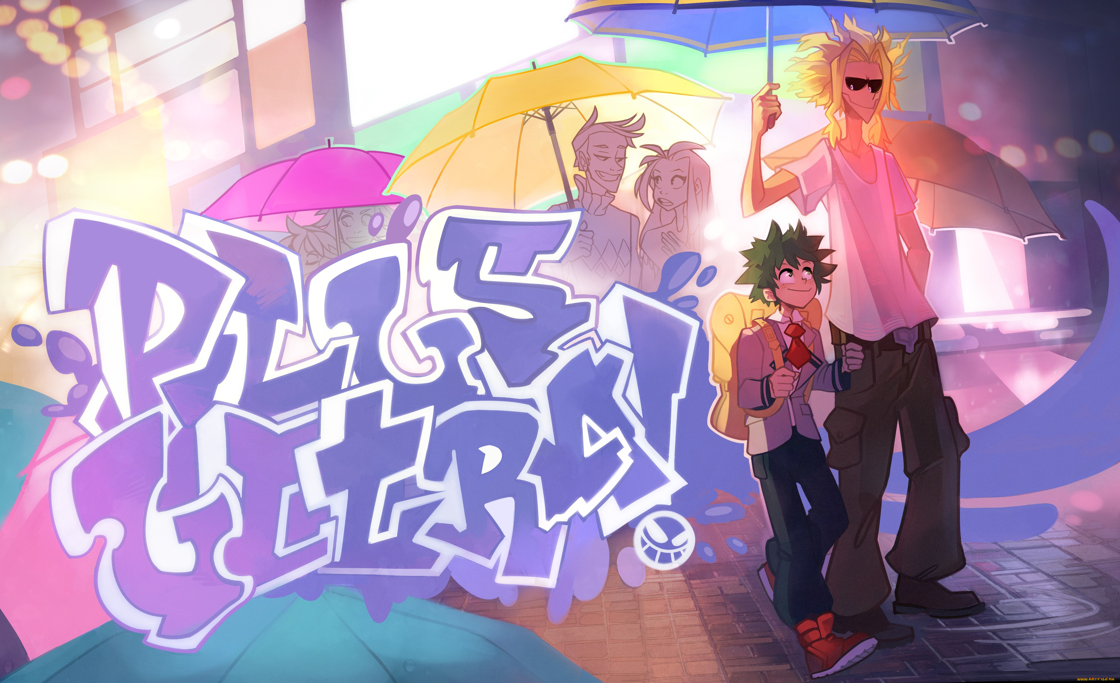 аниме, boku, no, hero, academia, моя, геройская, академия