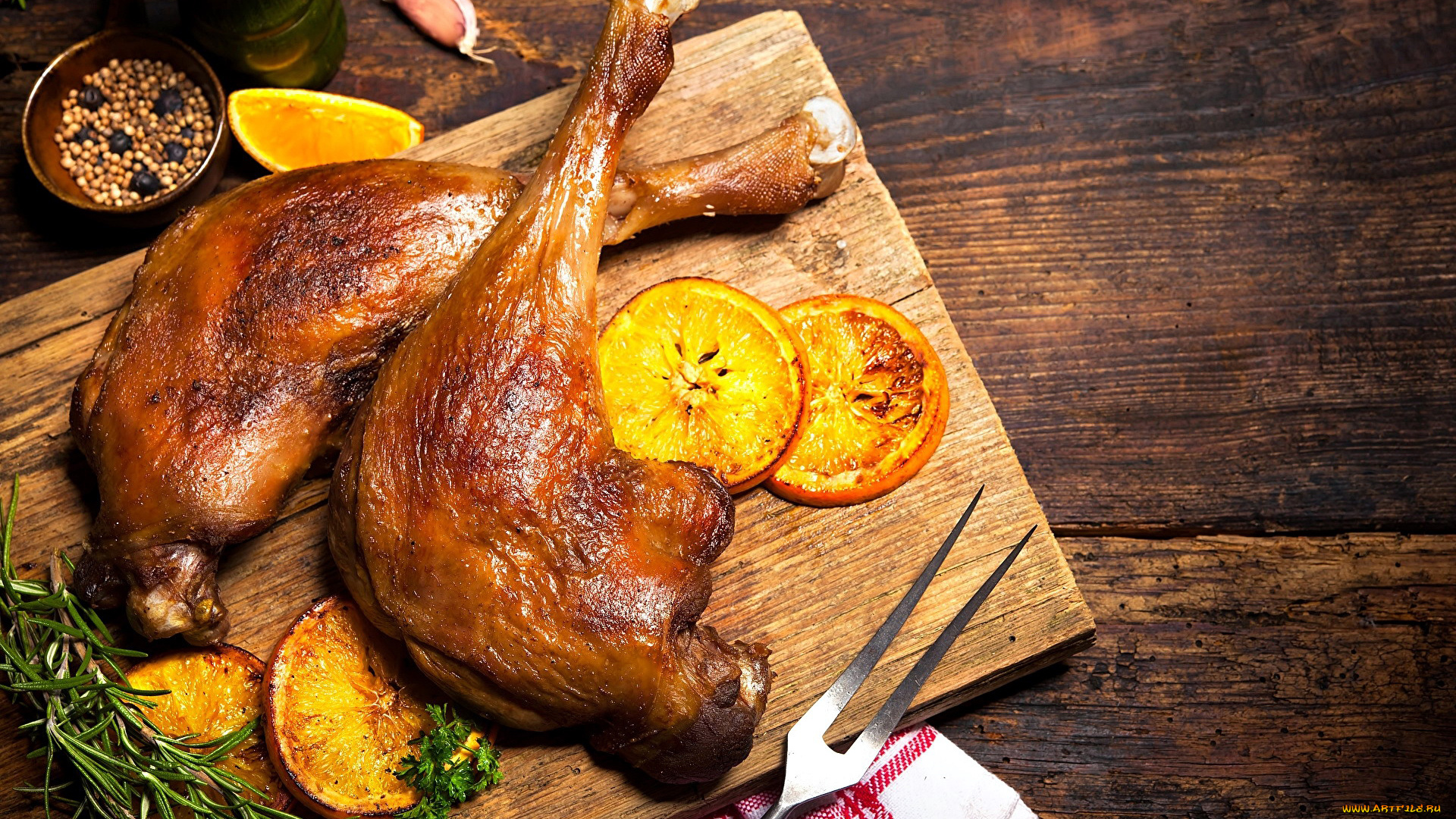 еда, мясные, блюда, розмарин, курица