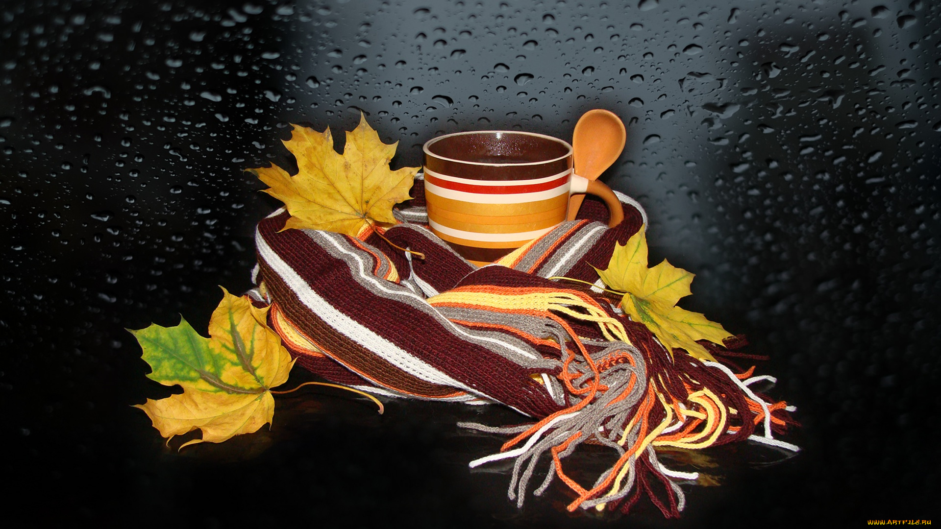 еда, напитки, , Чай, nice, авторское, фото, елена, аникина, bouquet, cool, настроение, harmony, beauty, шарф, полосатый, осенние, листья, beautiful, чай, wedding, elegantly, осенний, натюрморт