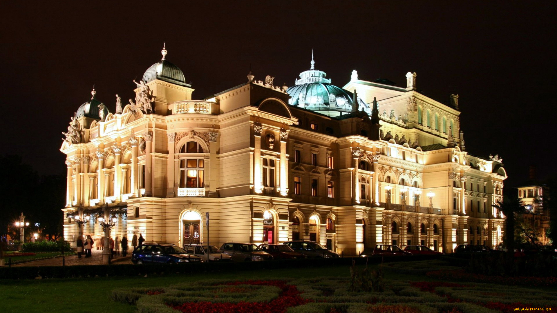 juliusz, slowacki, theatre, города, краков, , польша, juliusz, slowacki, theatre