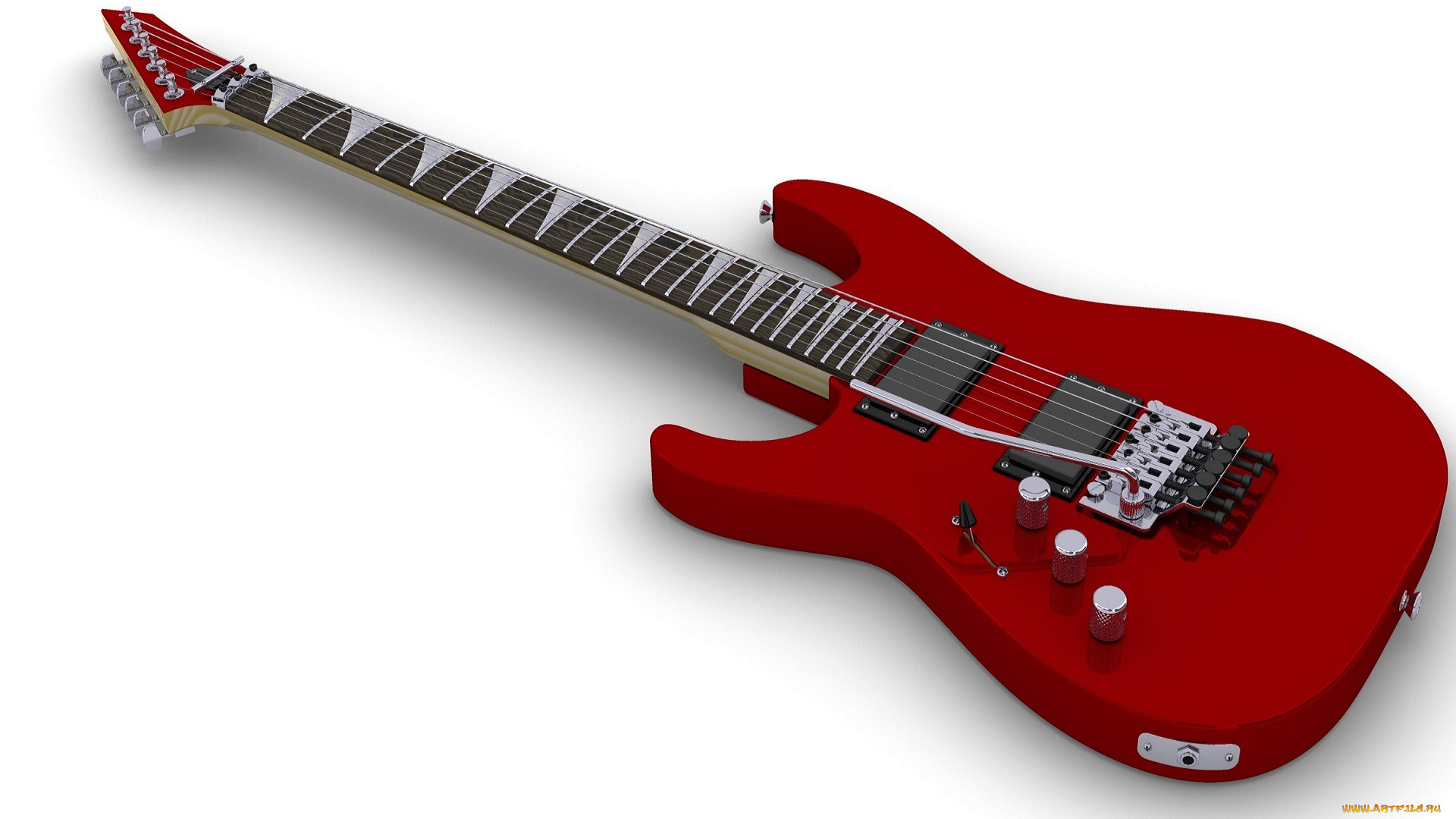 музыка, -музыкальные, инструменты, гитара, белый, фон