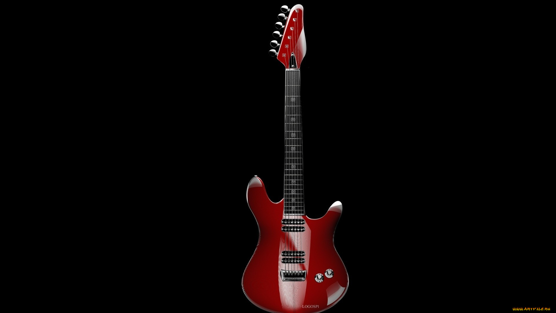 музыка, -музыкальные, инструменты, гитара, черный, фон