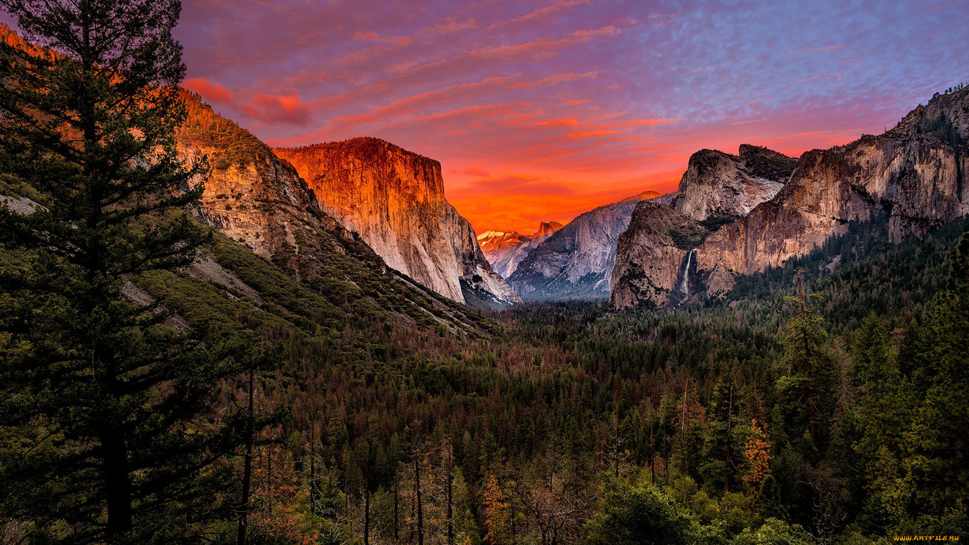 природа, горы, простор