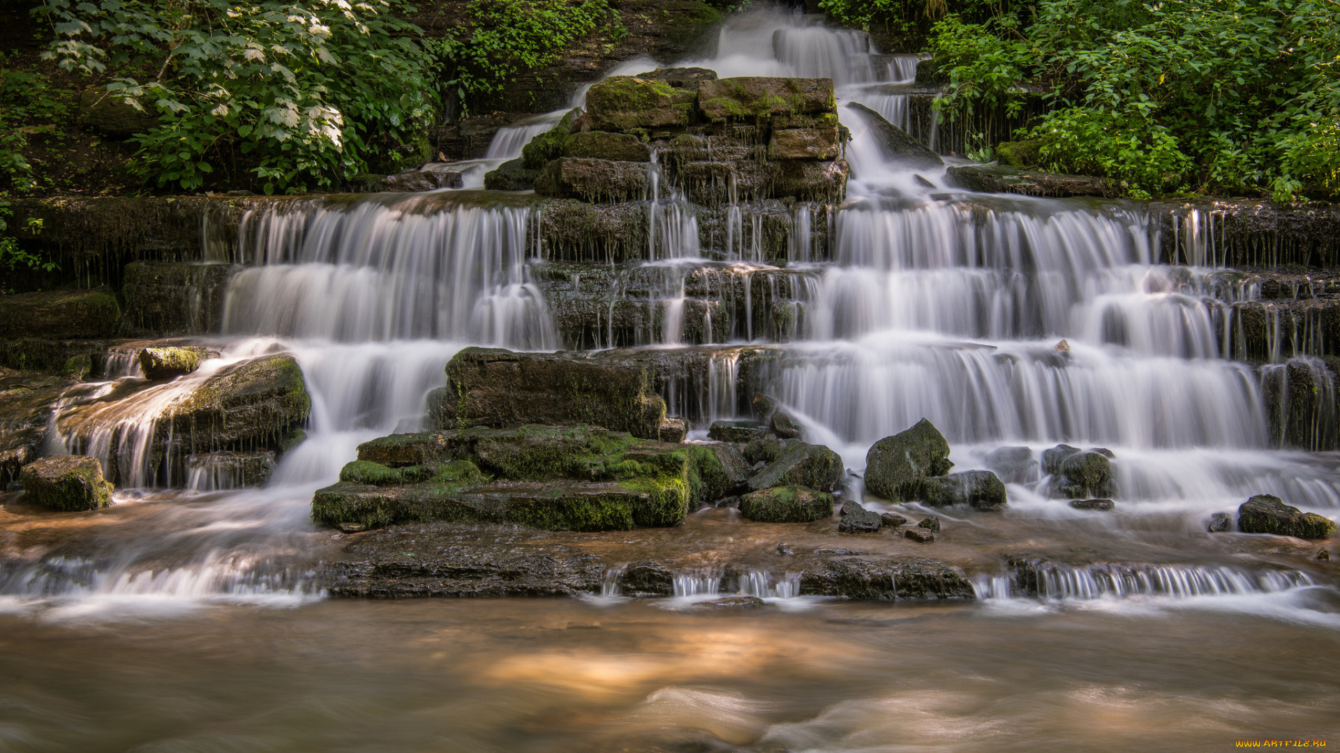 природа, водопады, простор