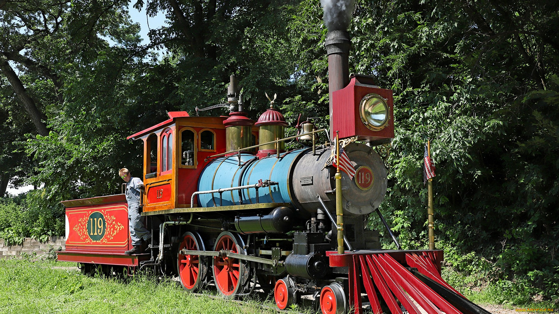 техника, паровозы, состав, локомотив