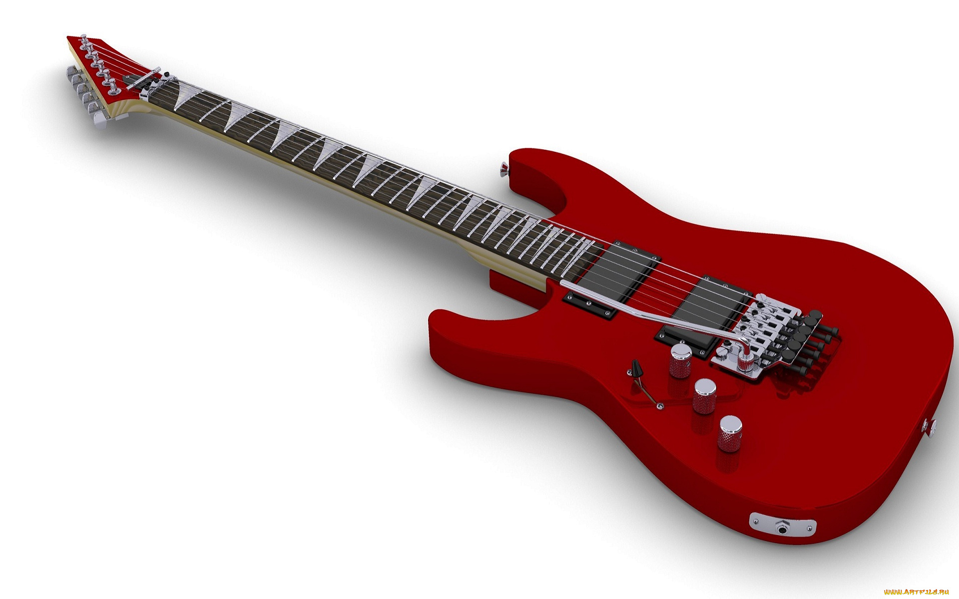 музыка, -музыкальные, инструменты, гитара, белый, фон