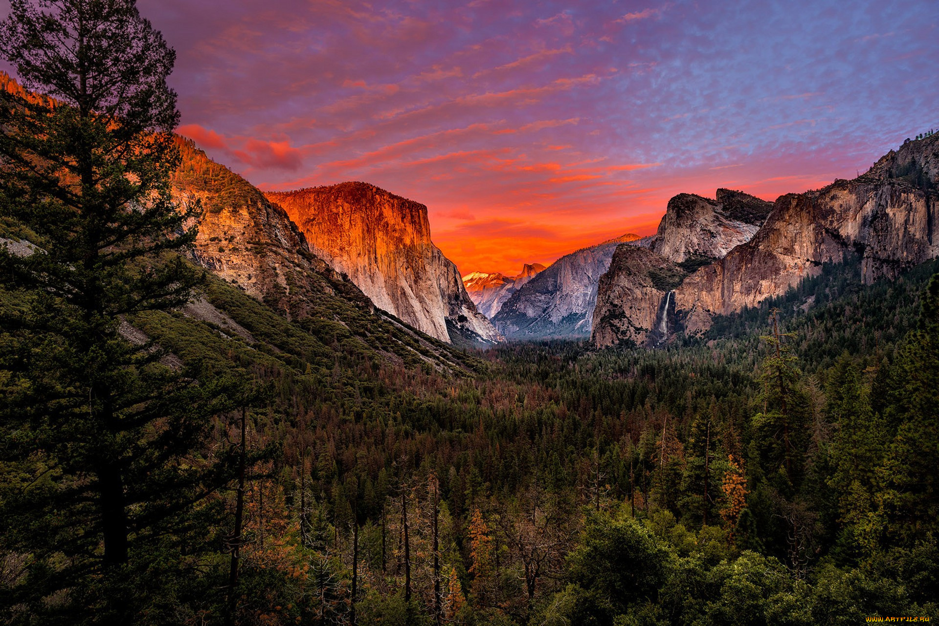 природа, горы, простор