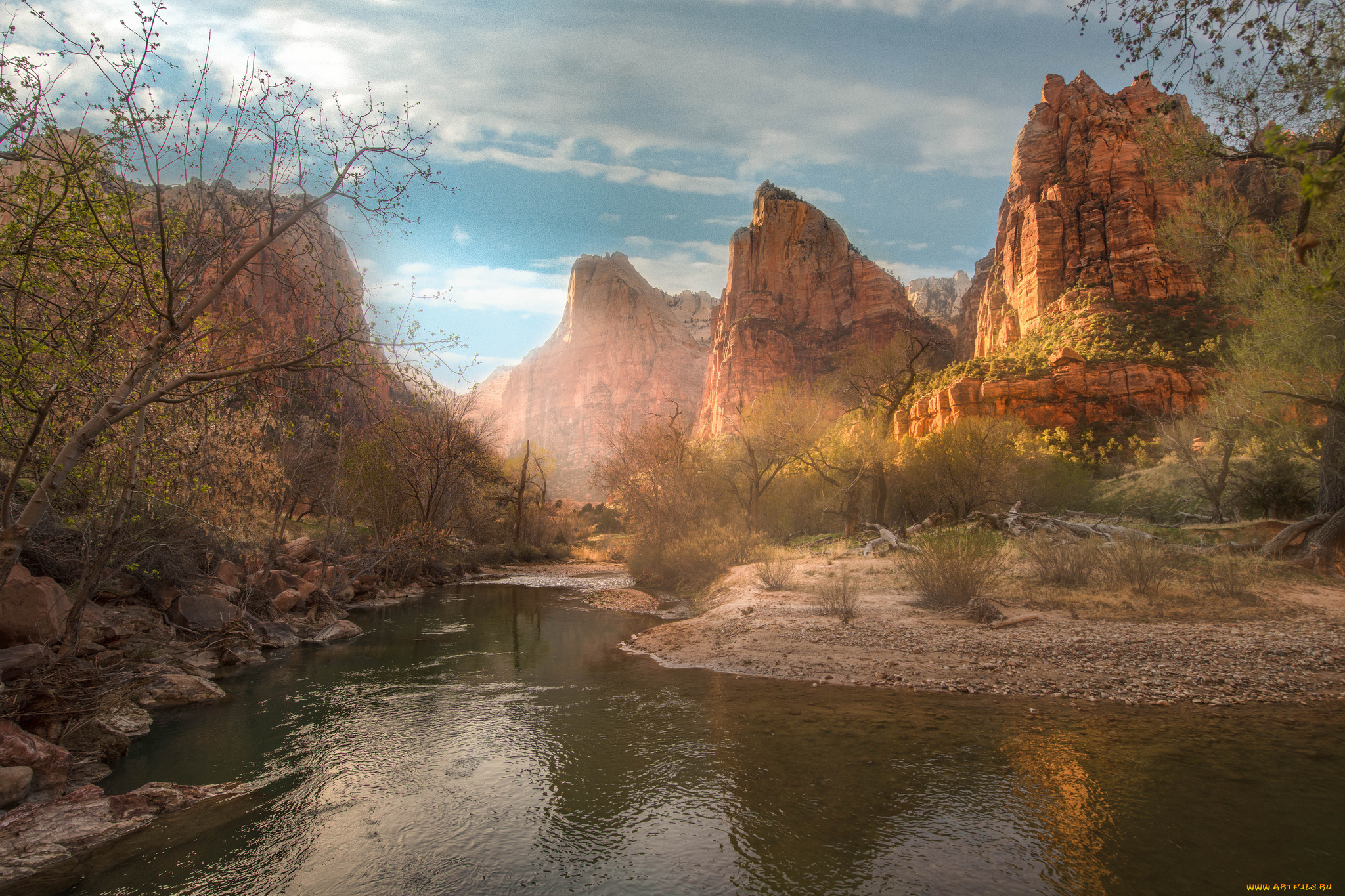 природа, реки, озера, простор