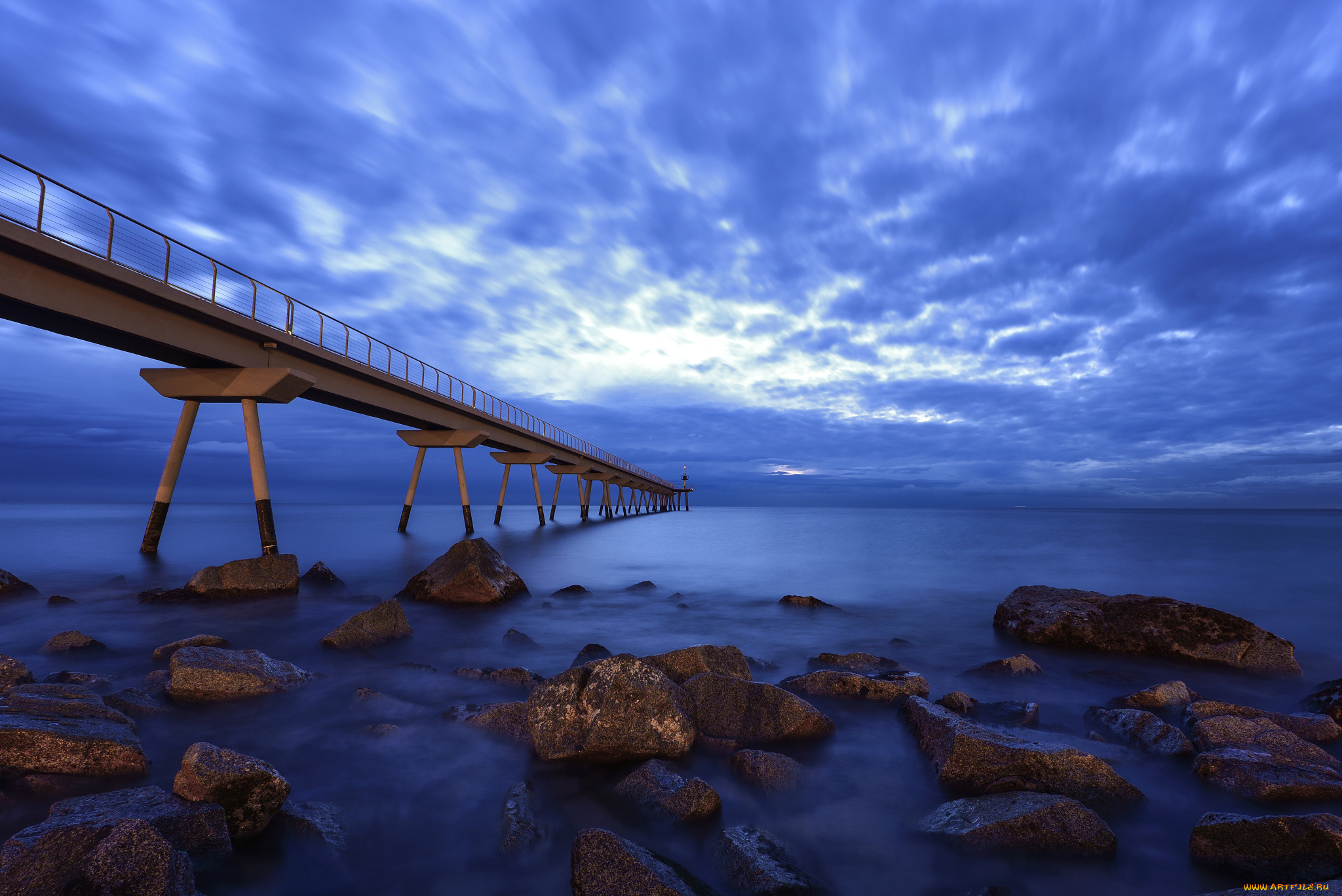 природа, побережье, простор