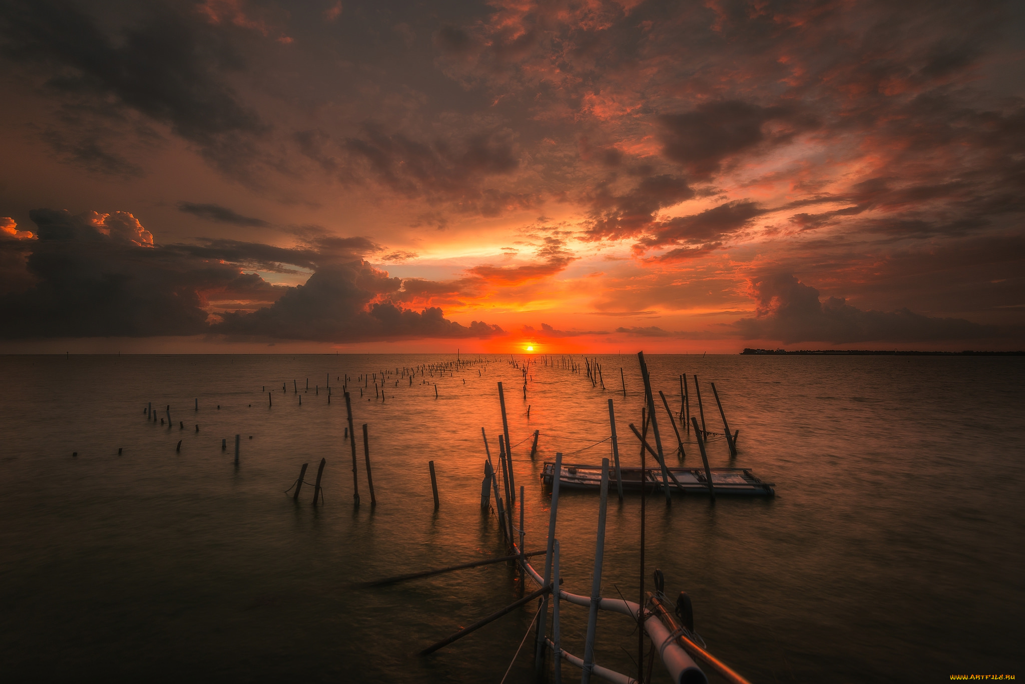 природа, восходы, закаты, простор