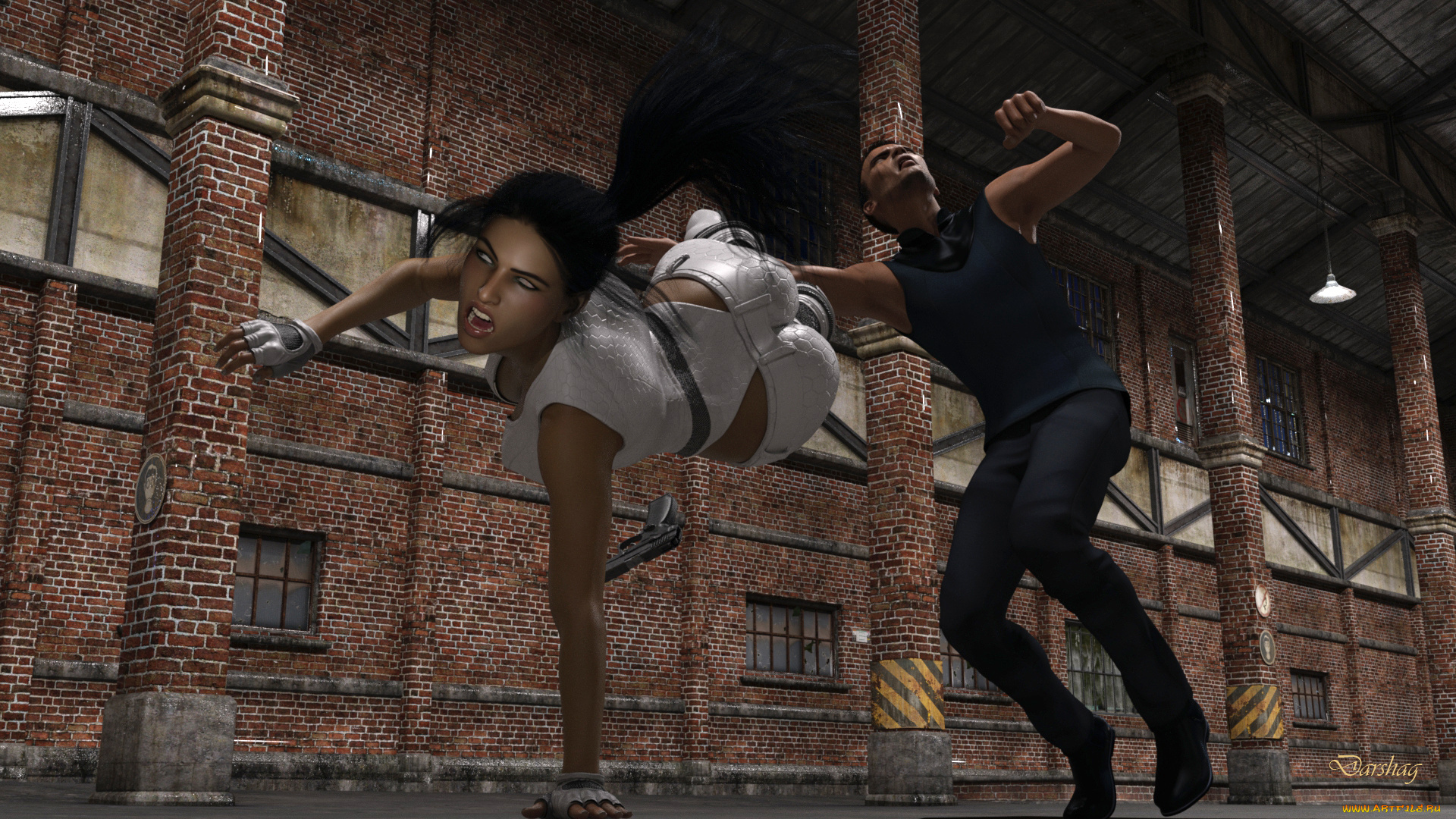 3д, графика, фантазия, , fantasy, фон, взгляд, девушка