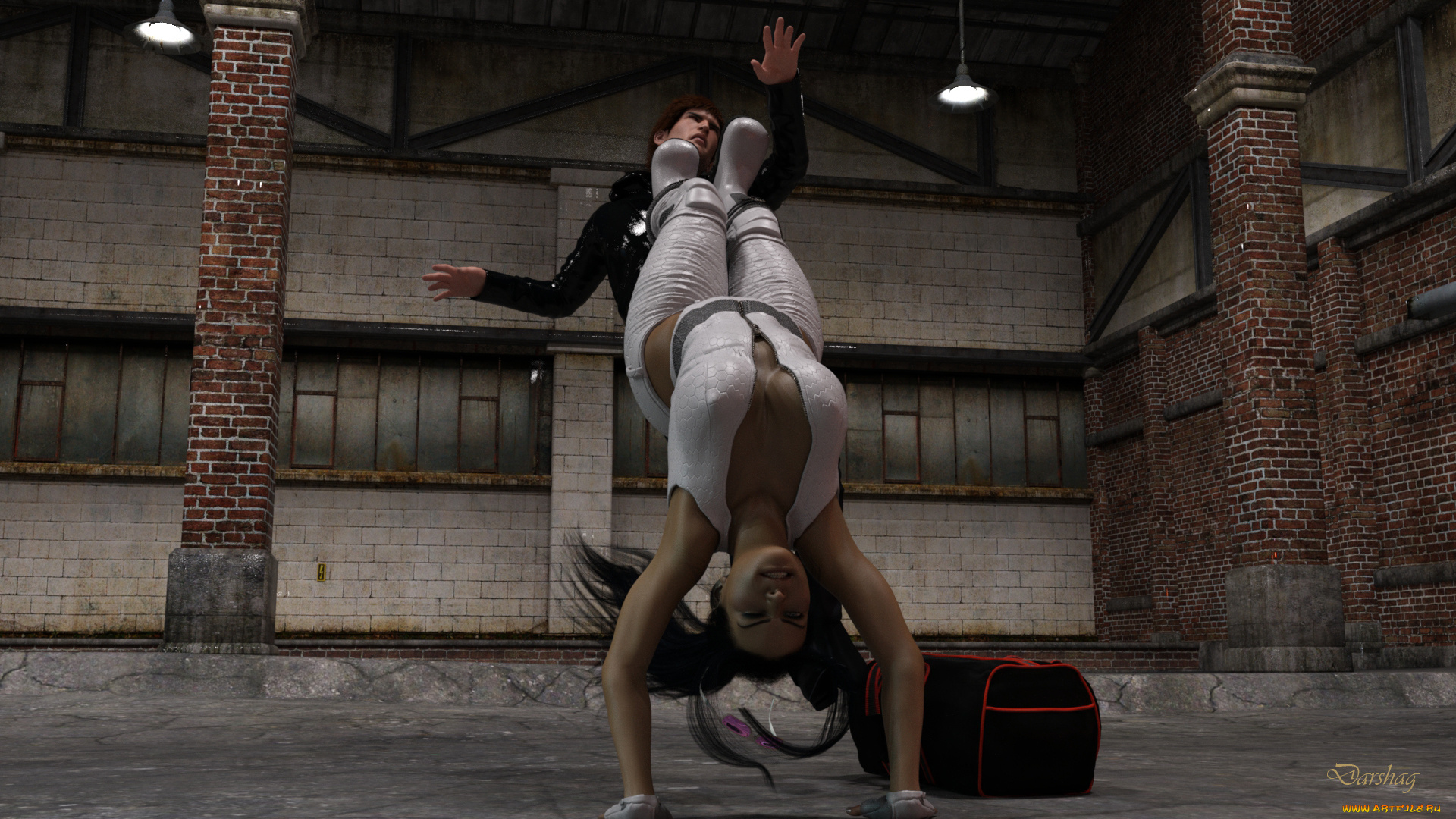 3д, графика, фантазия, , fantasy, фон, взгляд, девушка