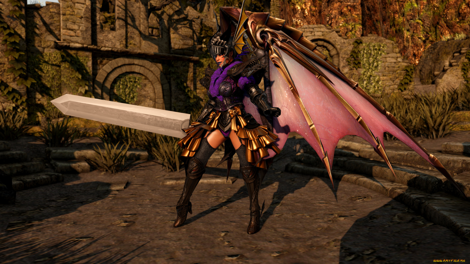 3д, графика, существа, , creatures, фон, взгляд, девушка