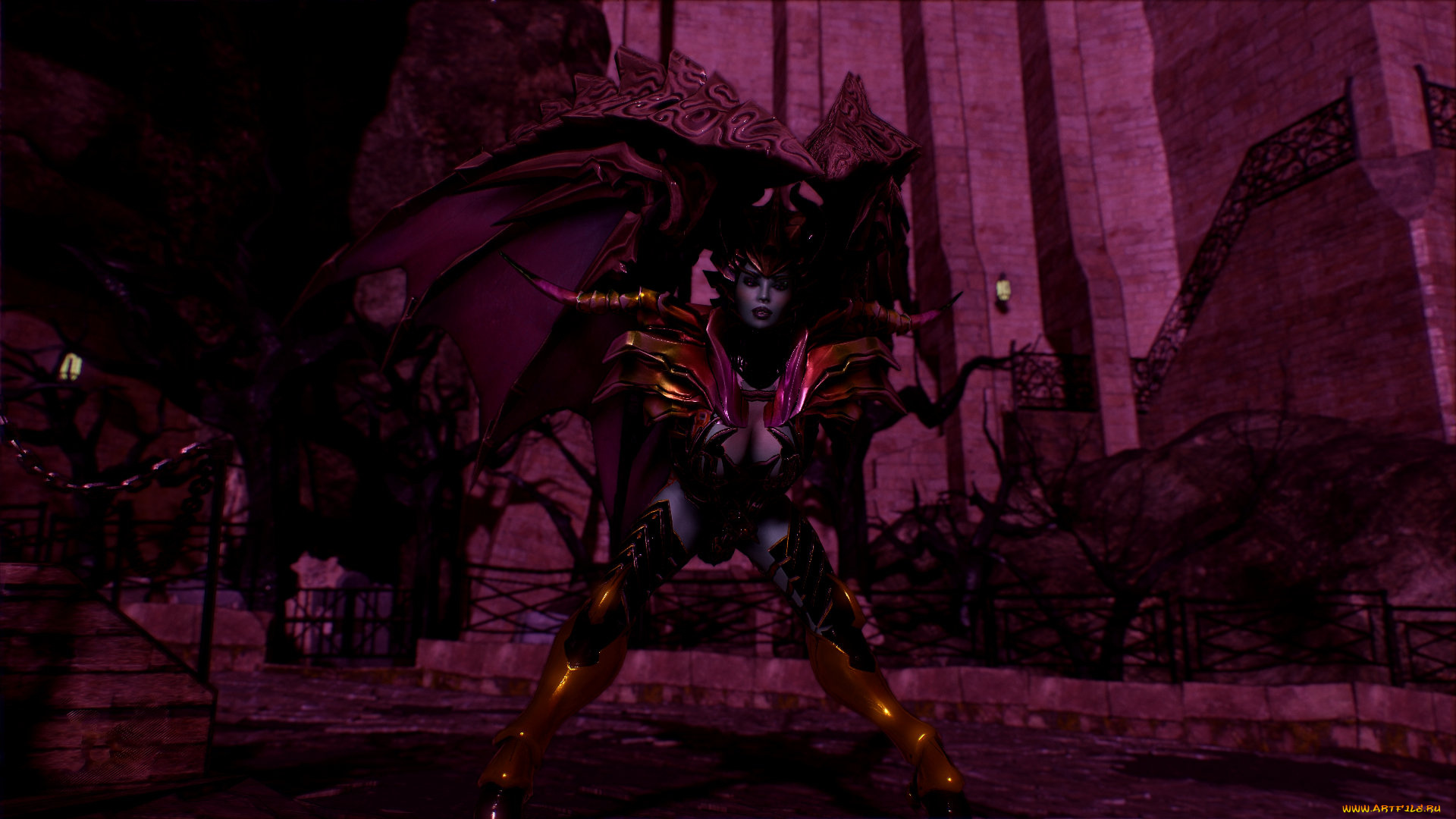 3д, графика, существа, , creatures, фон, взгляд, девушка