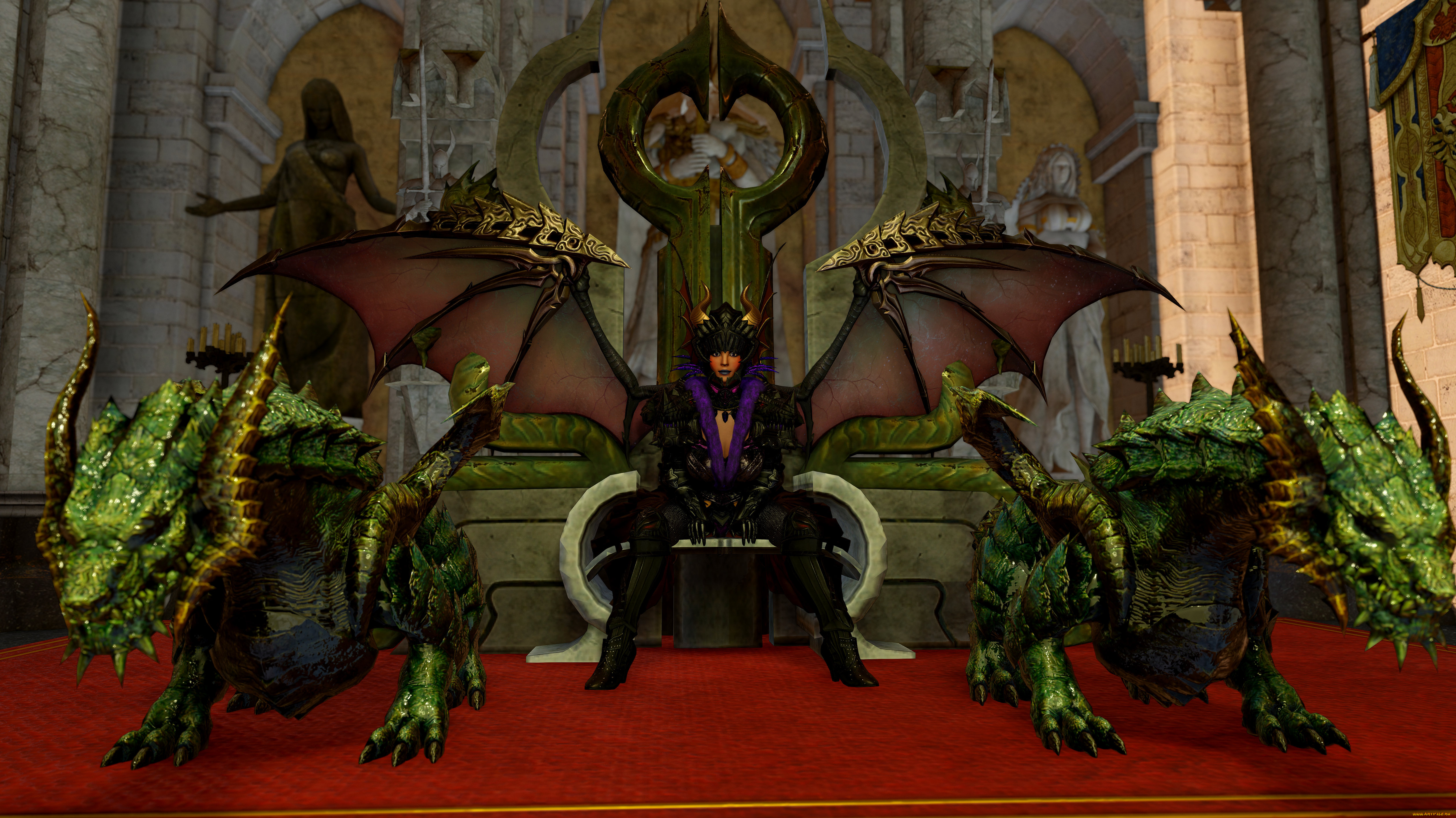 3д, графика, существа, , creatures, фон, взгляд, девушка