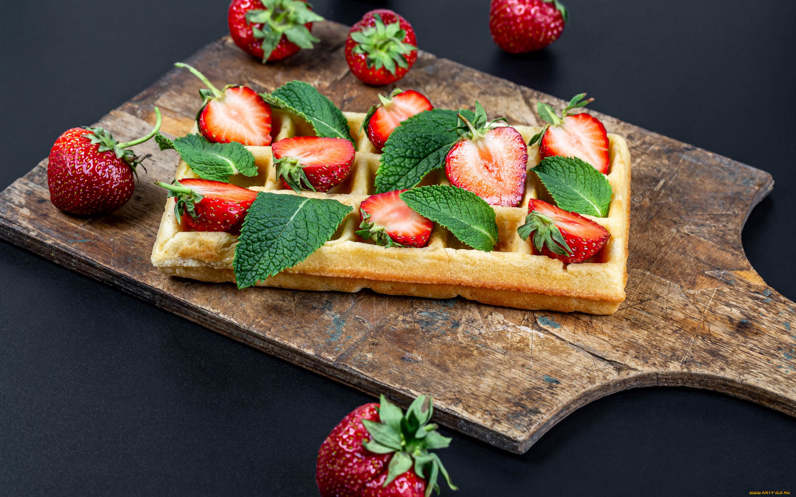 еда, клубника, , земляника