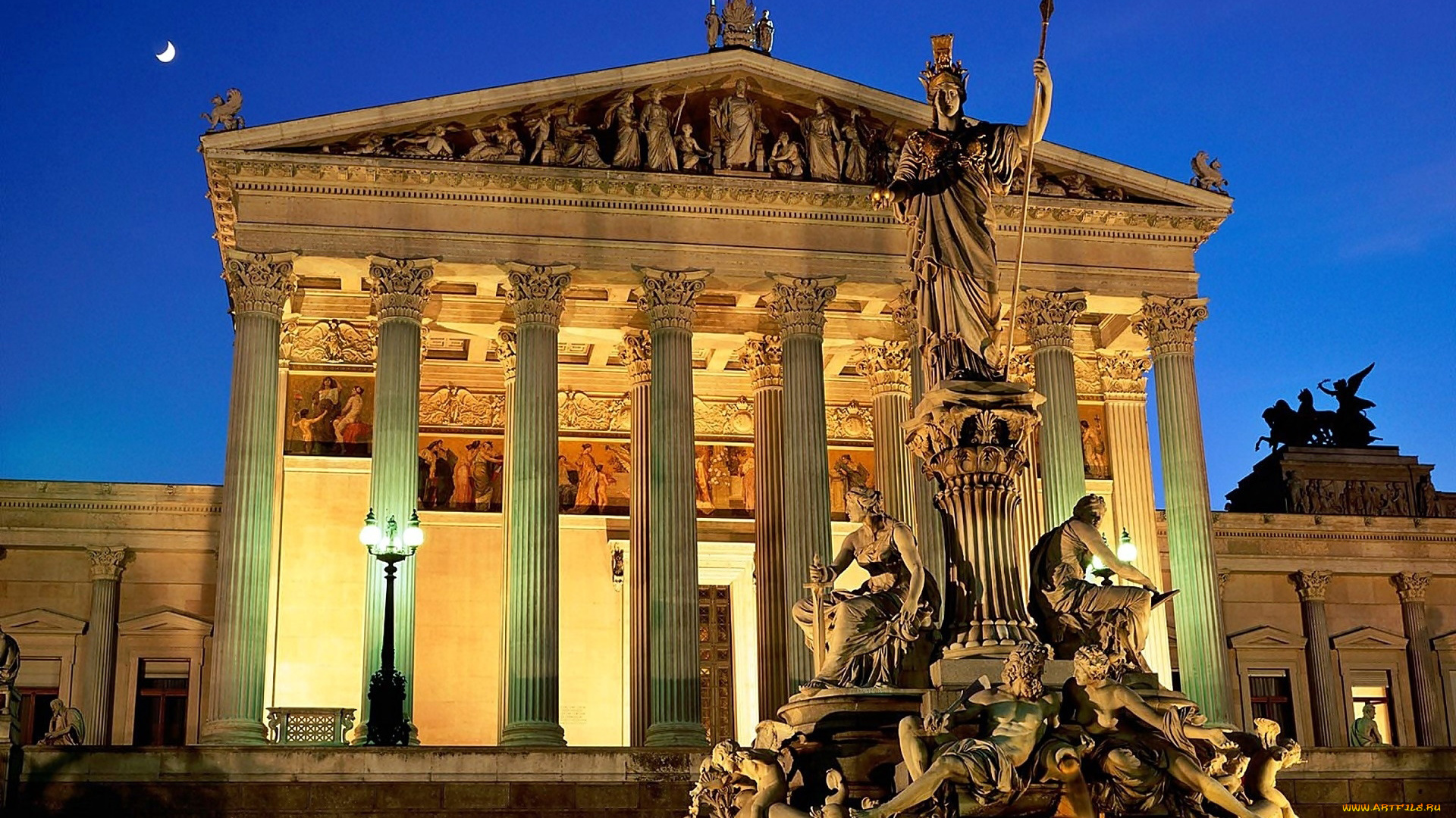 города, вена, , австрия, памятник