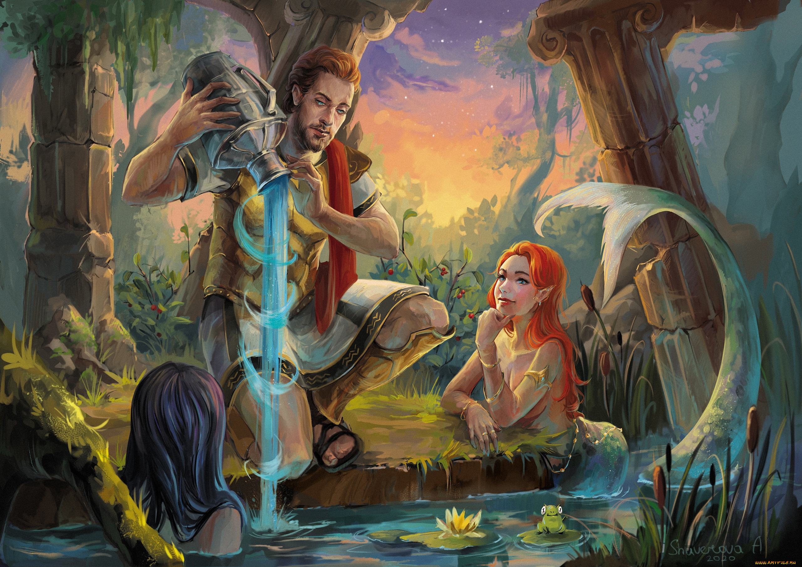 фэнтези, русалки, водолей