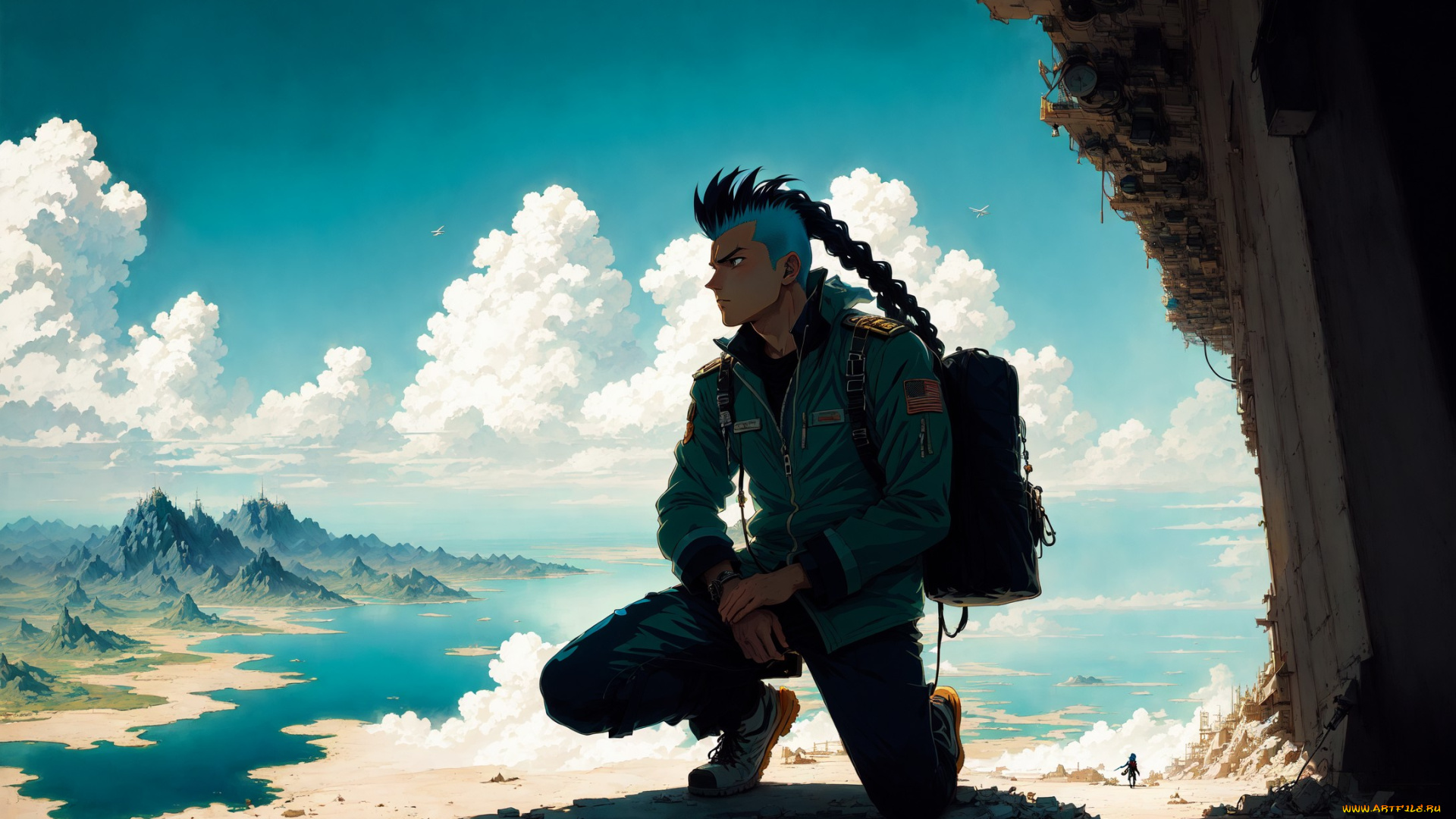 аниме, пейзажи, , природа, нейросети, графика, нейроарт, ai, art, нейронные, сети, рисунки, нейро, искусство