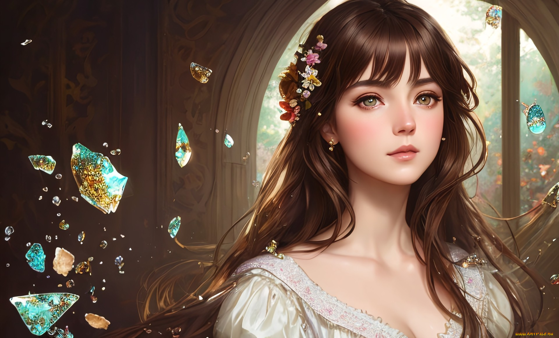 фэнтези, девушки, нейросети, графика, нейроарт, ai, art, нейронные, сети, рисунки, нейро, искусство, девушка