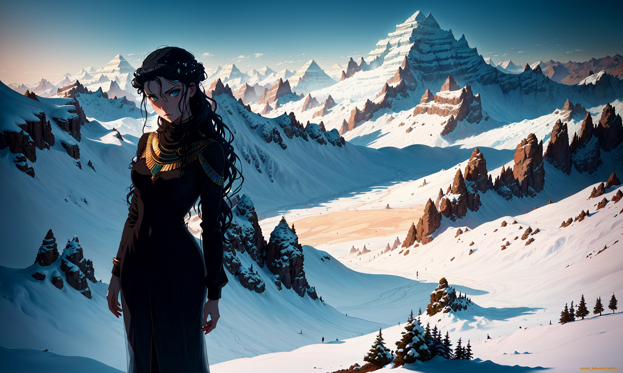 аниме, пейзажи, , природа, нейросети, графика, нейроарт, ai, art, нейронные, сети, рисунки, нейро, искусство