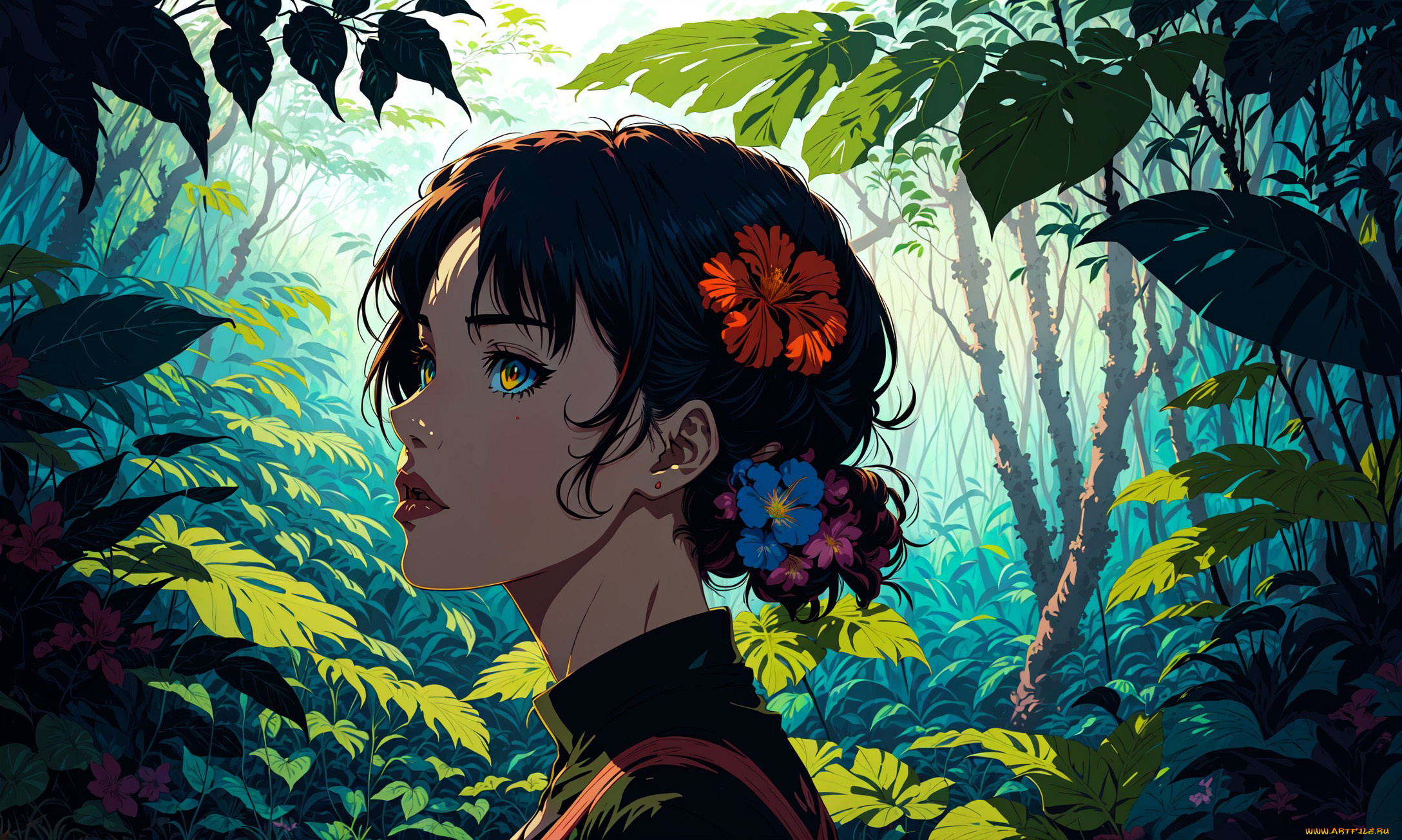 аниме, пейзажи, , природа, нейросети, графика, нейроарт, ai, art, нейронные, сети, рисунки, нейро, искусство