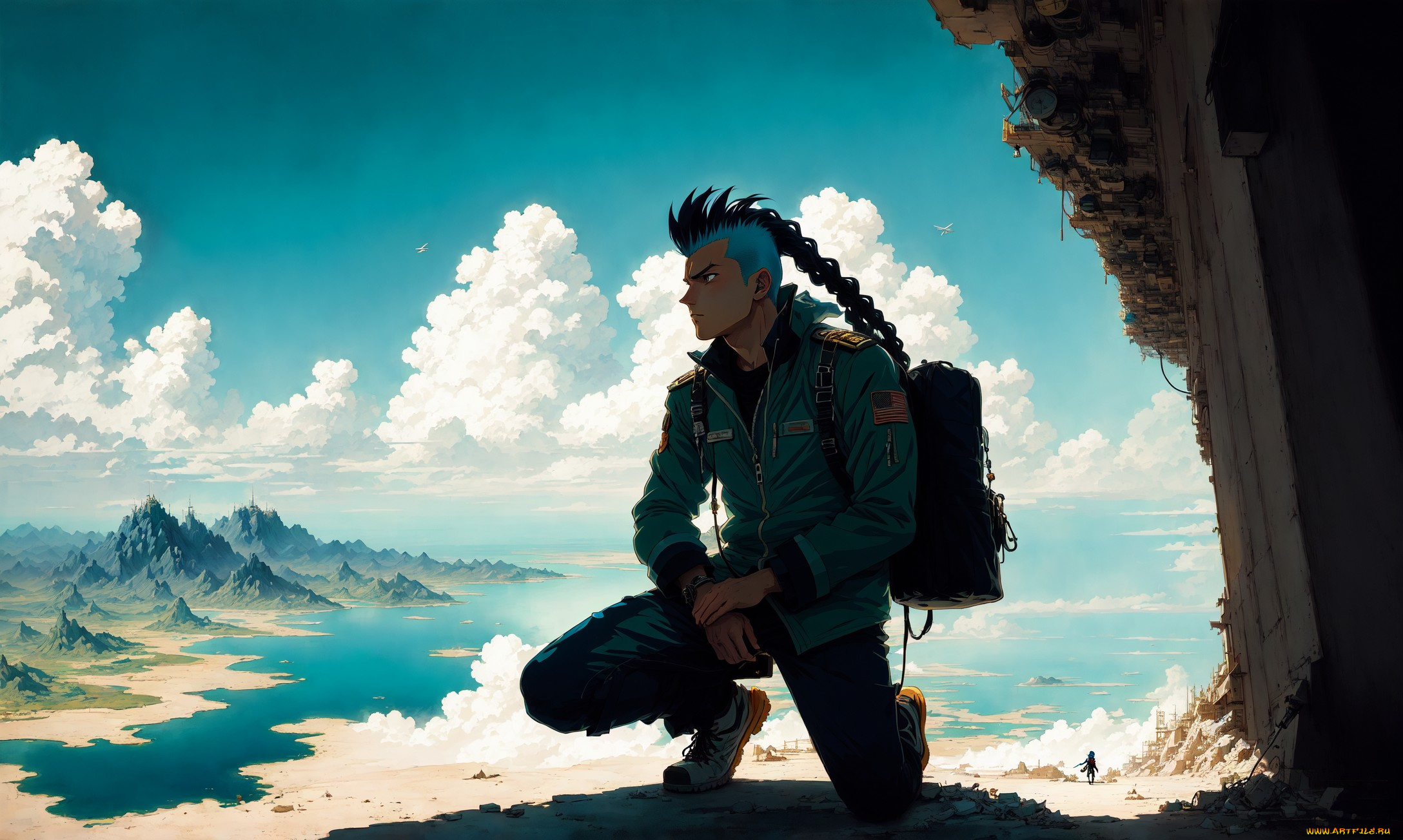 аниме, пейзажи, , природа, нейросети, графика, нейроарт, ai, art, нейронные, сети, рисунки, нейро, искусство