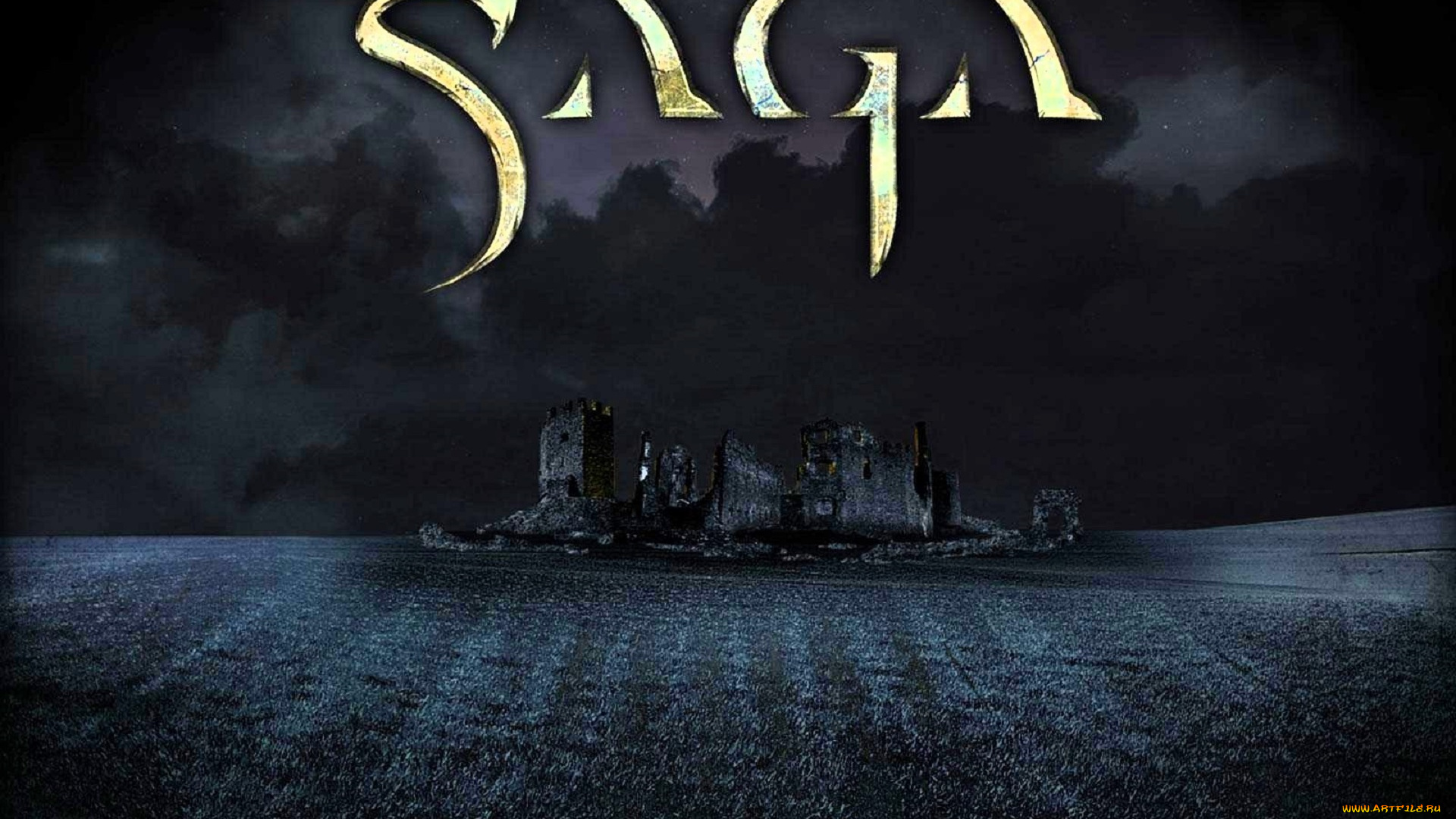 видео, игры, saga, замок, развалины, поле