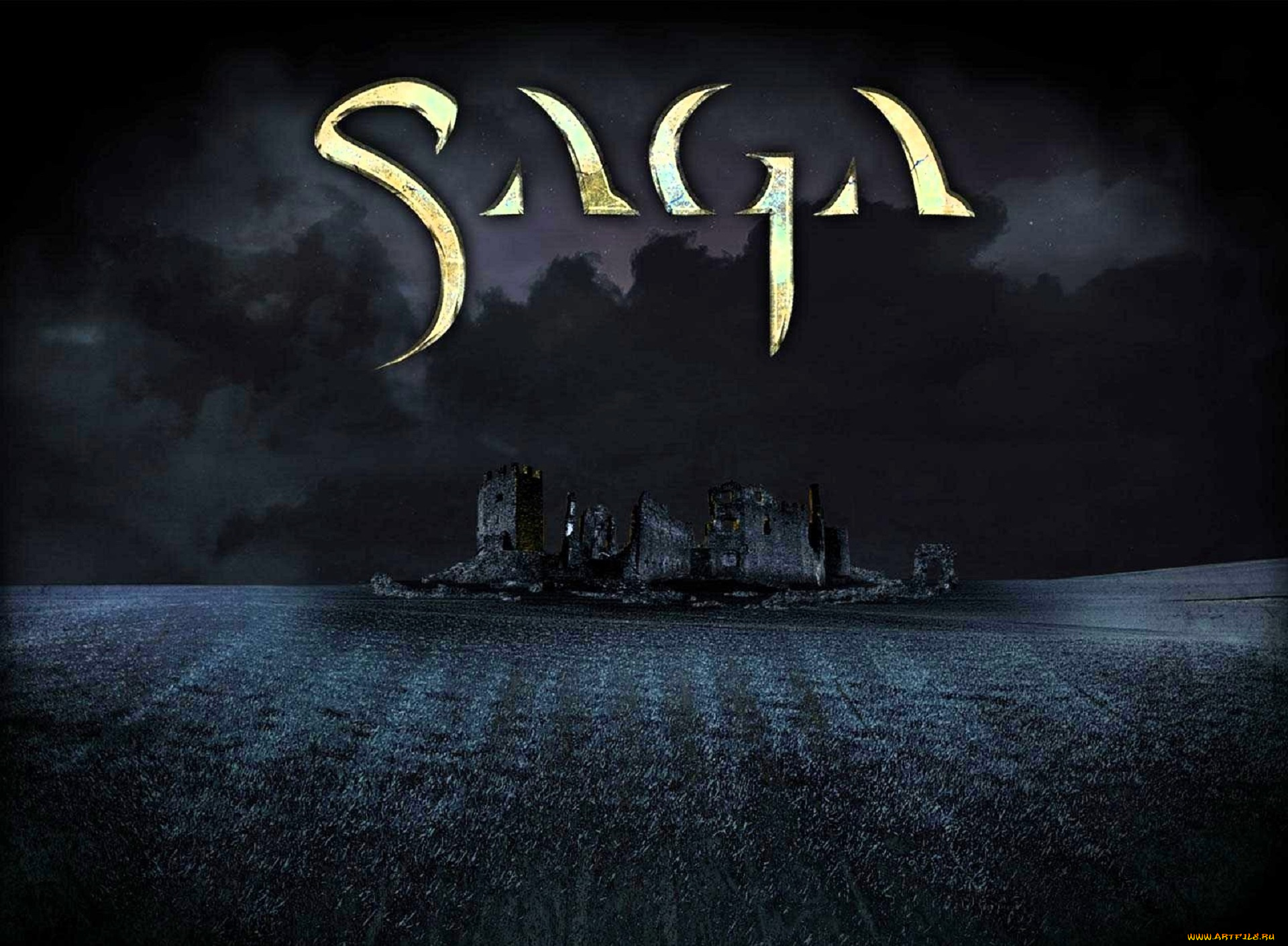 видео, игры, saga, замок, развалины, поле