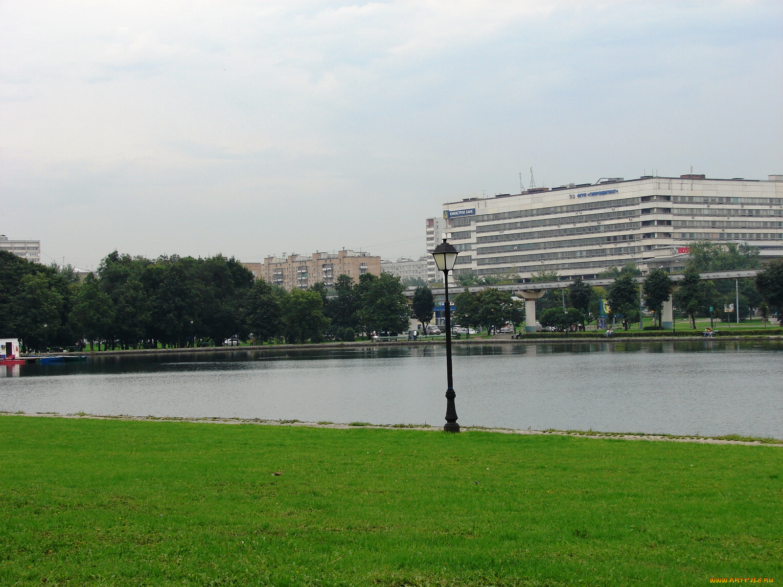 останкинский, пруд, города, москва, россия
