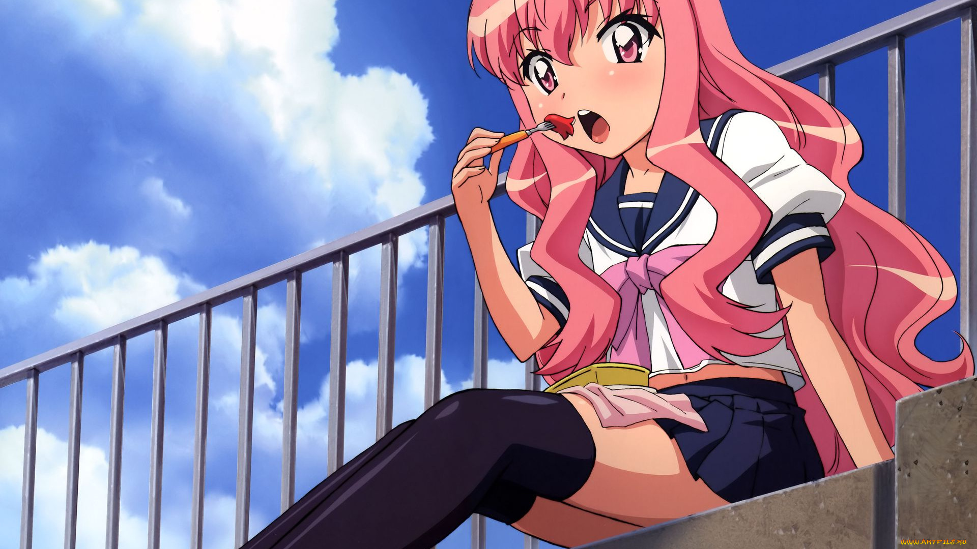 аниме, zero, no, tsukaima