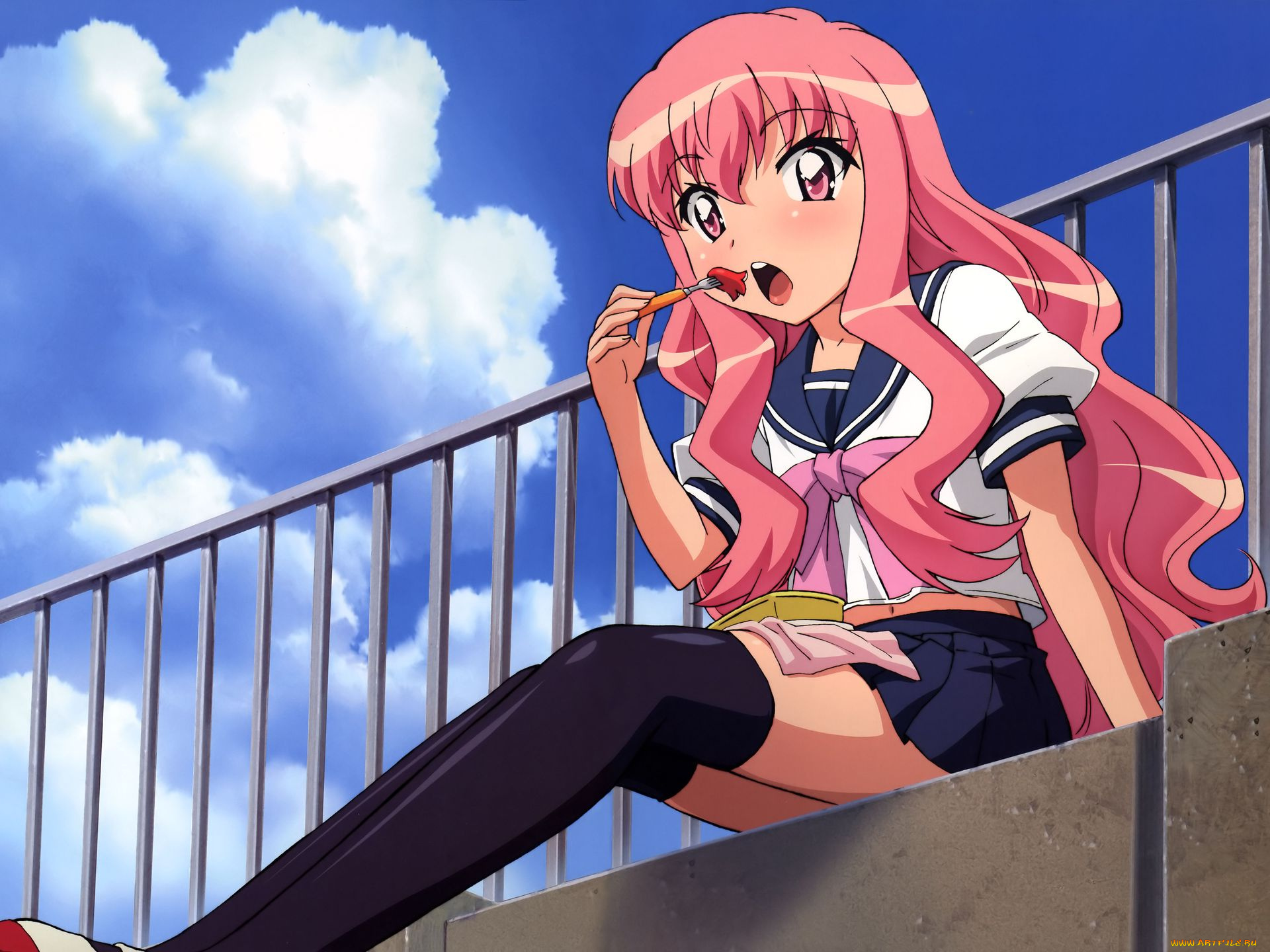 аниме, zero, no, tsukaima