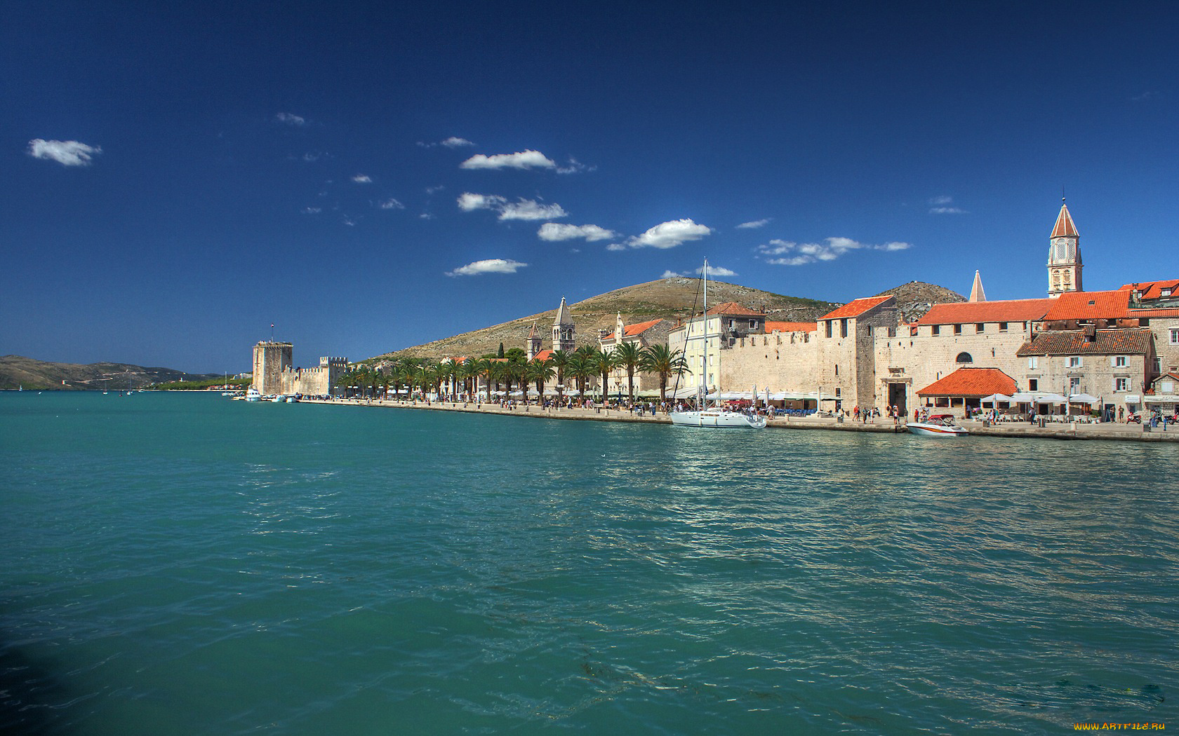 города, улицы, площади, набережные, трогир, хорватия