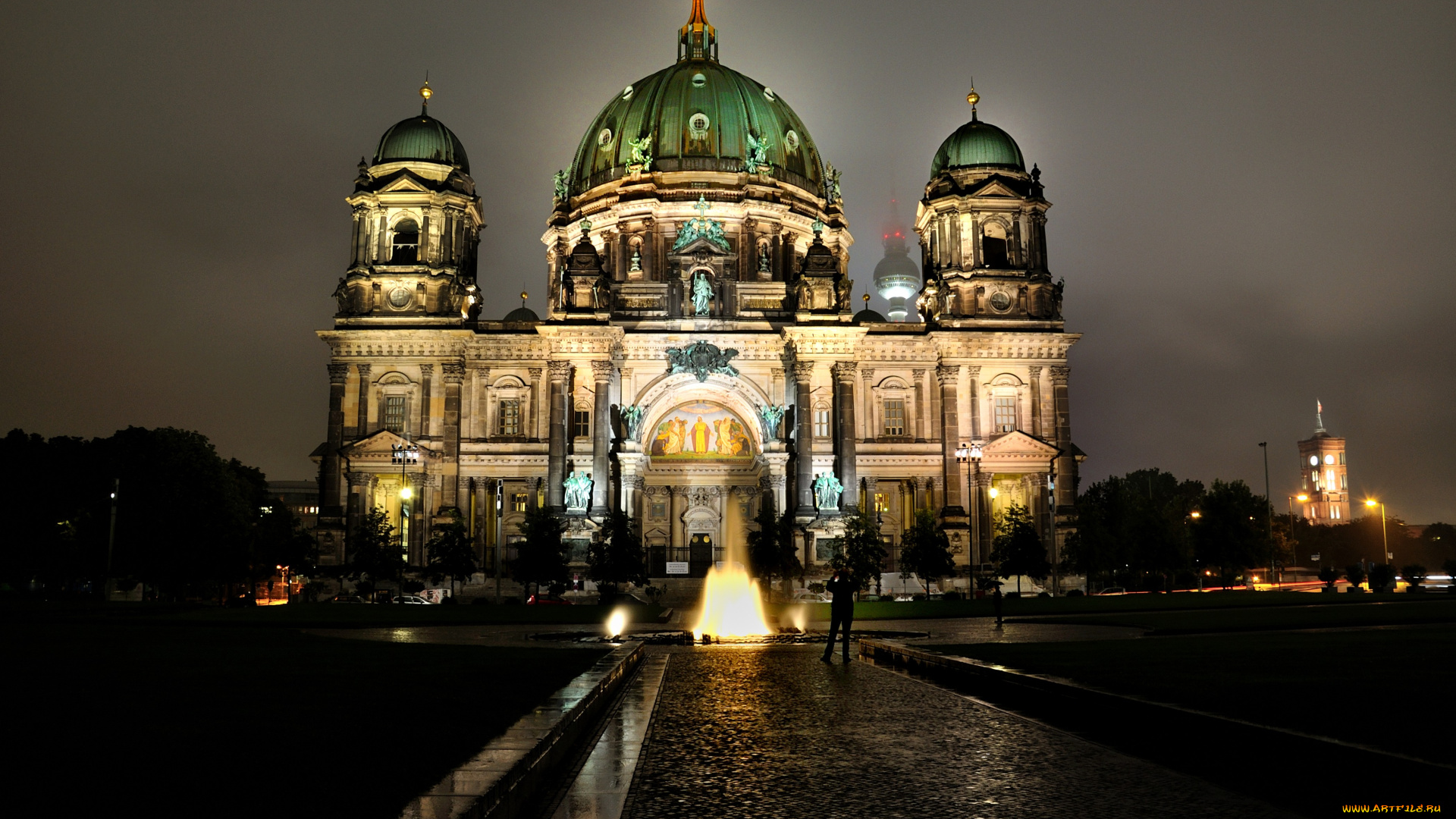 berlin, dom, города, берлин, германия, дворец