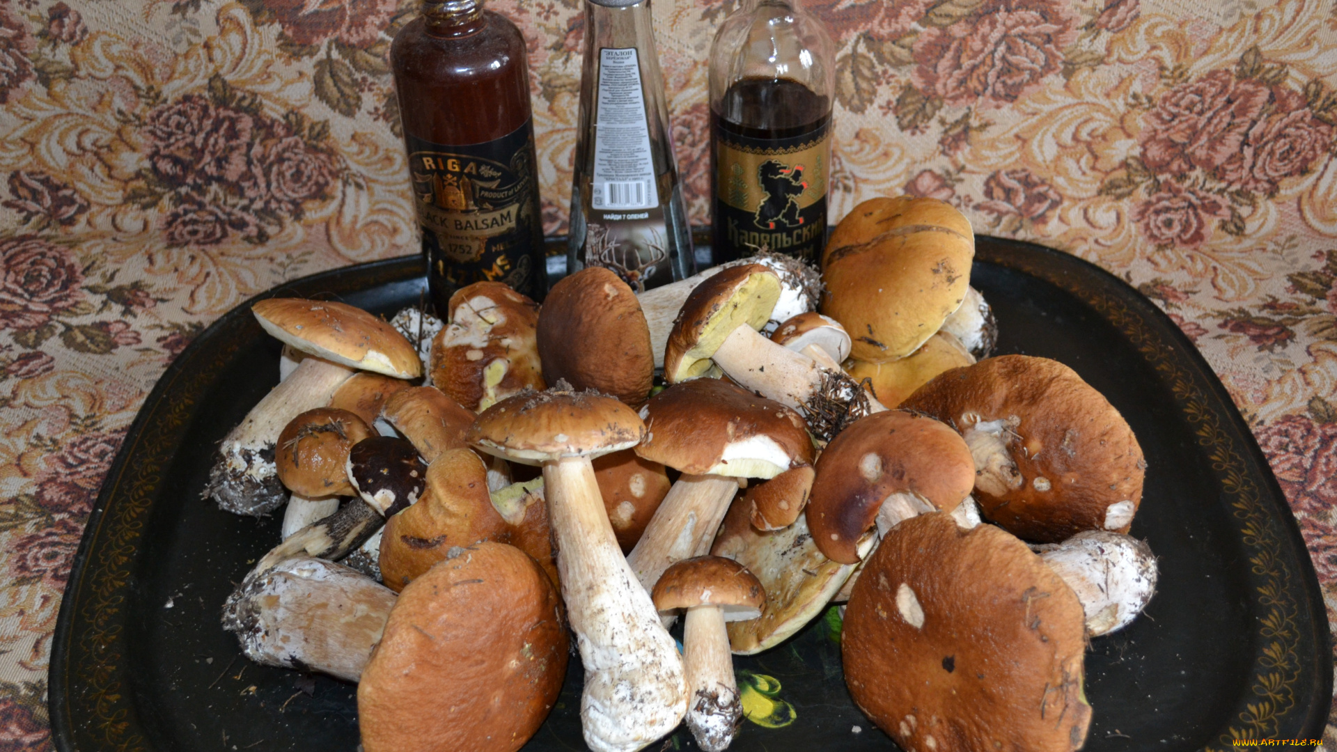 дары, еда, грибы, грибные, блюда, напитки