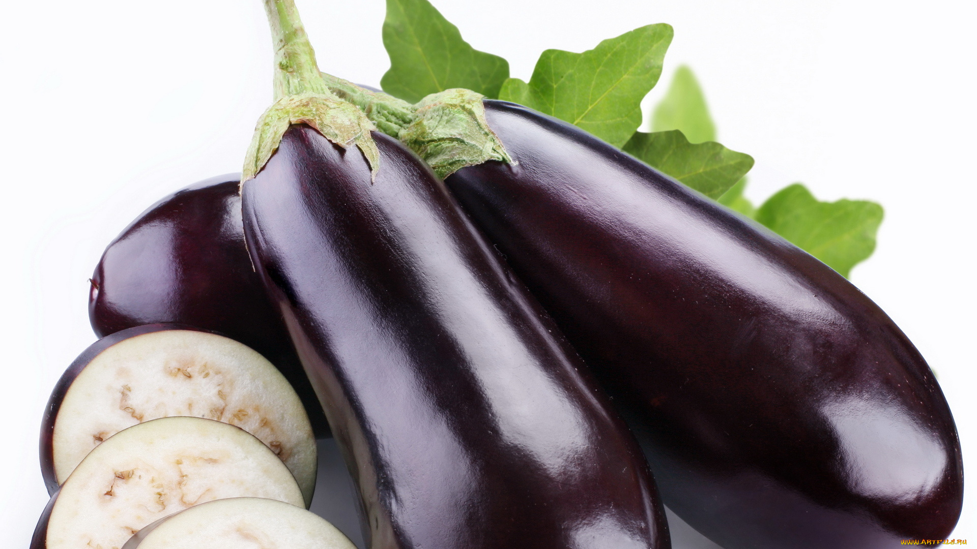 еда, баклажаны, ломтики