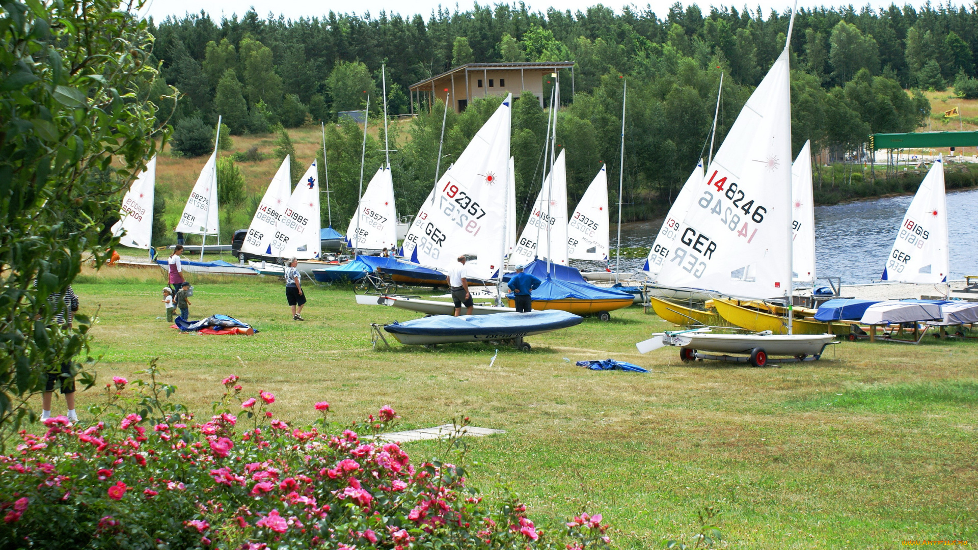 германия, бавария, корабли, парусники, море