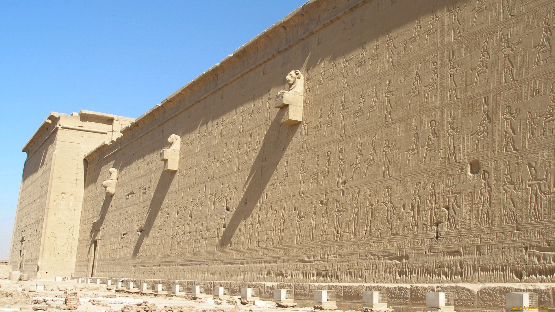 города, исторические, архитектурные, памятники, древний, египет