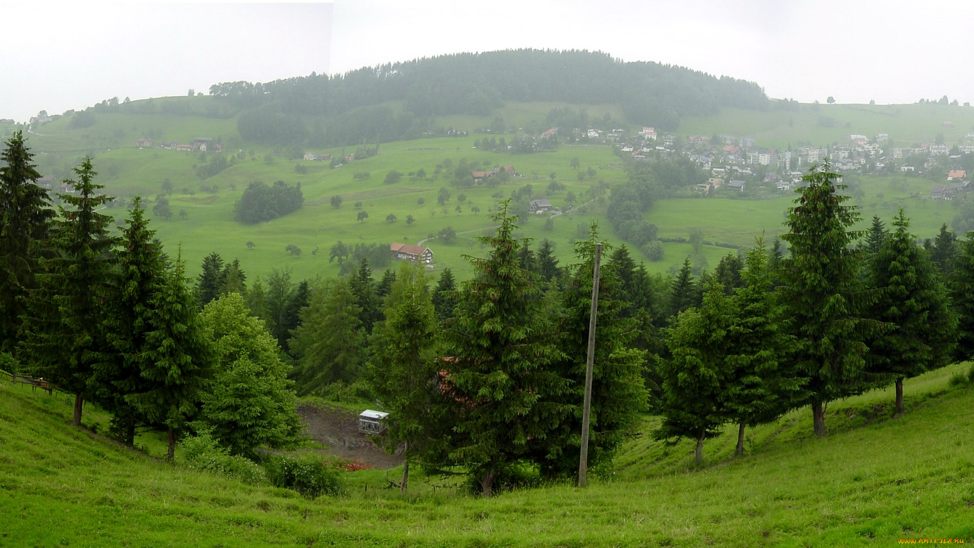швейцария, реэтобель, города, пейзажи