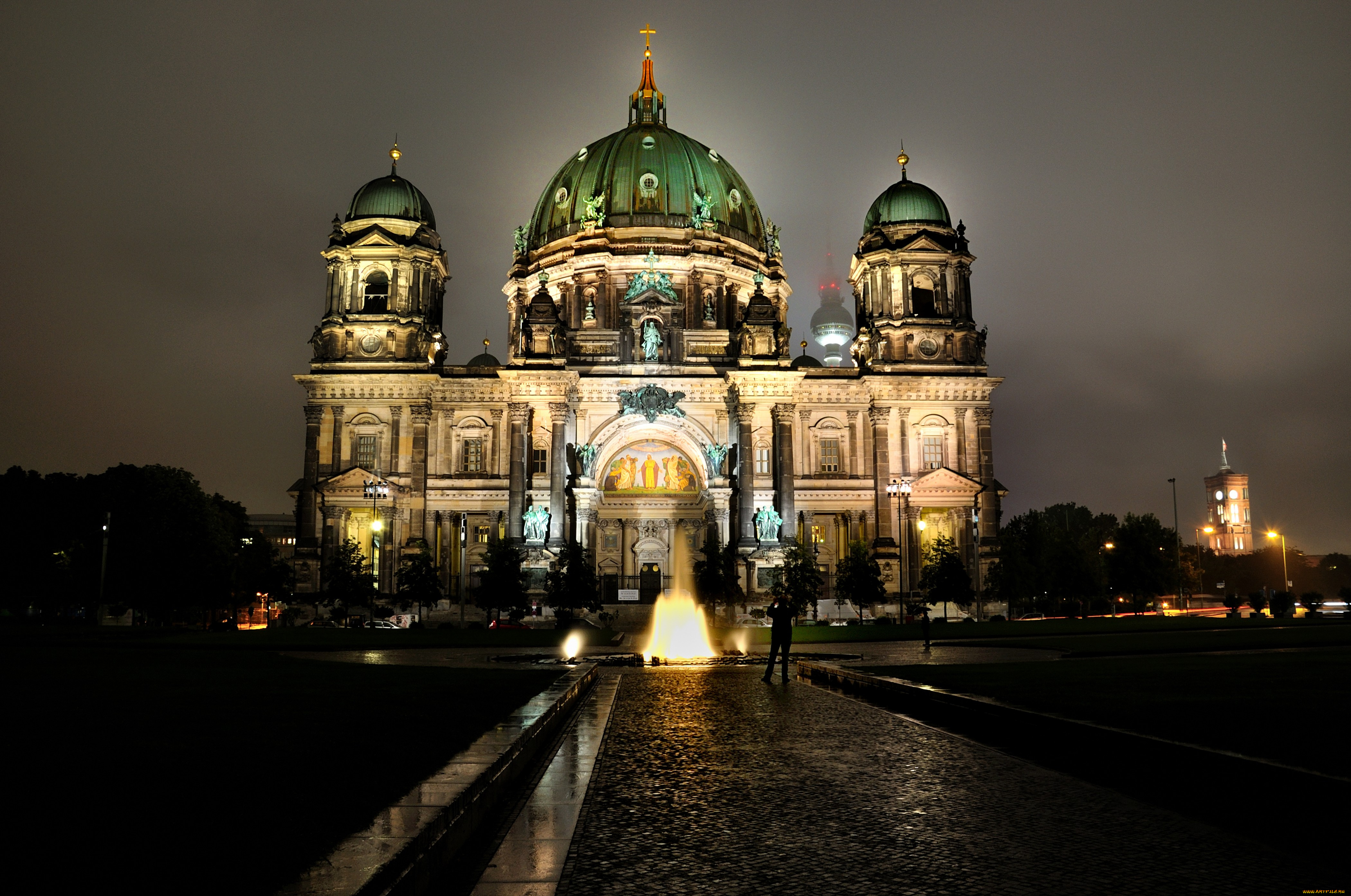 berlin, dom, города, берлин, германия, дворец