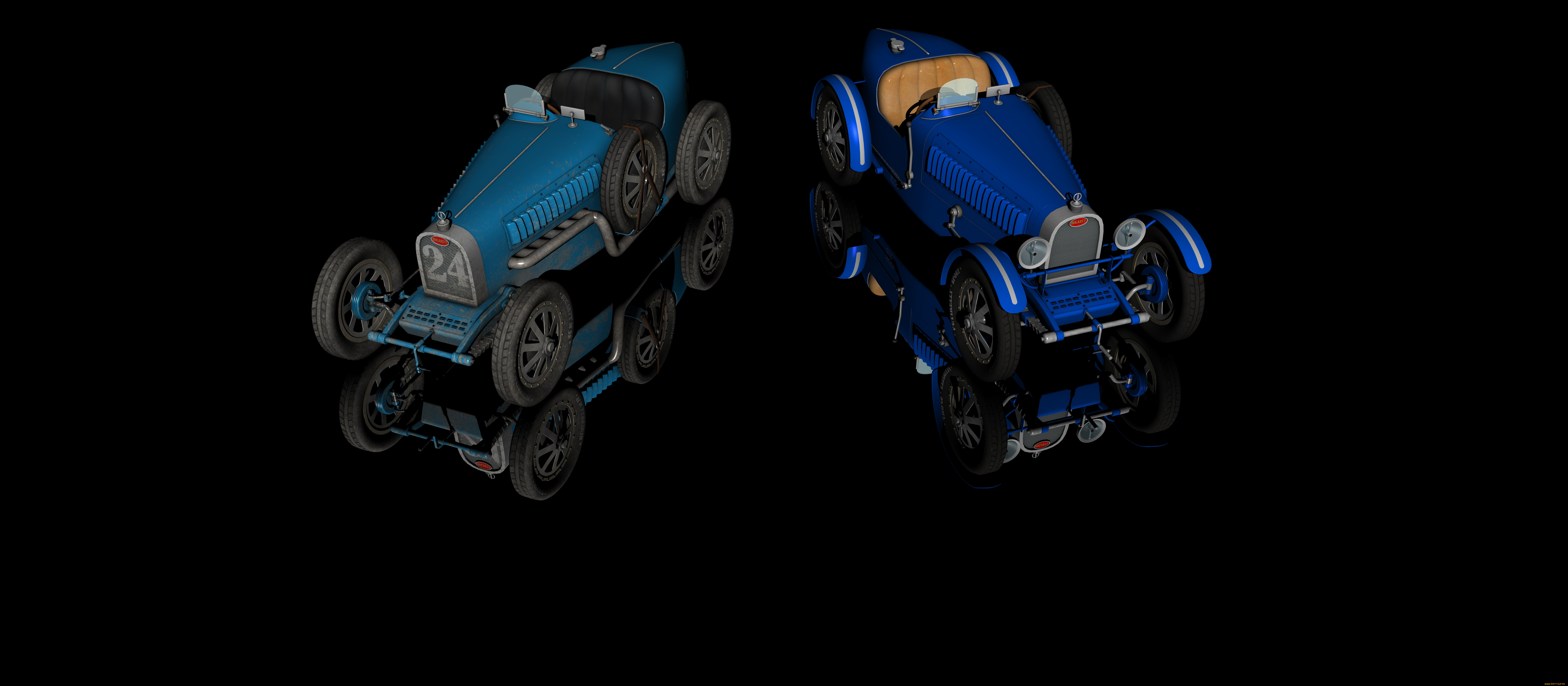 автомобили, 3д, bugatti