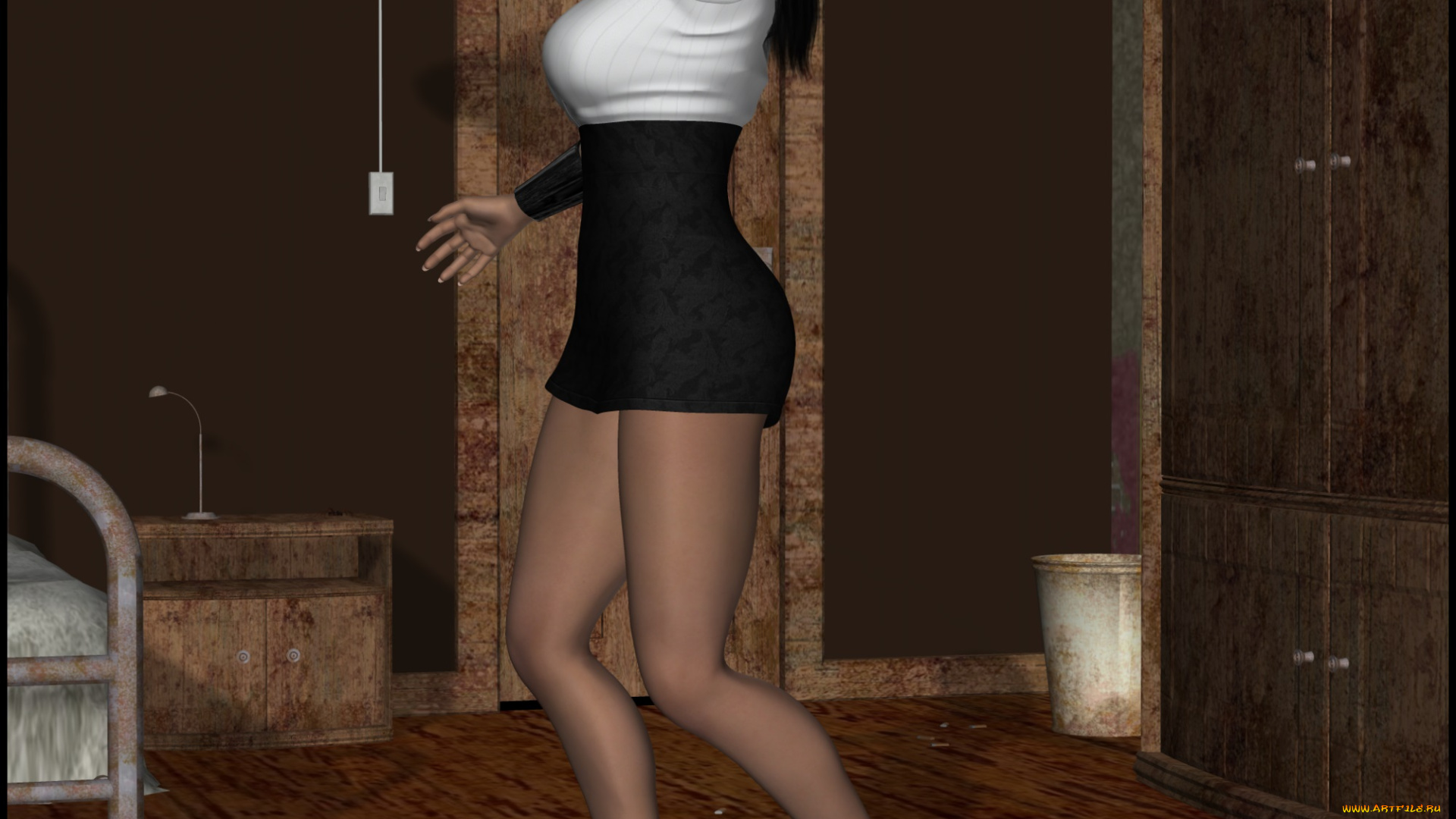 3д, графика, fantasy, фантазия, девушка, комната, lordsnot