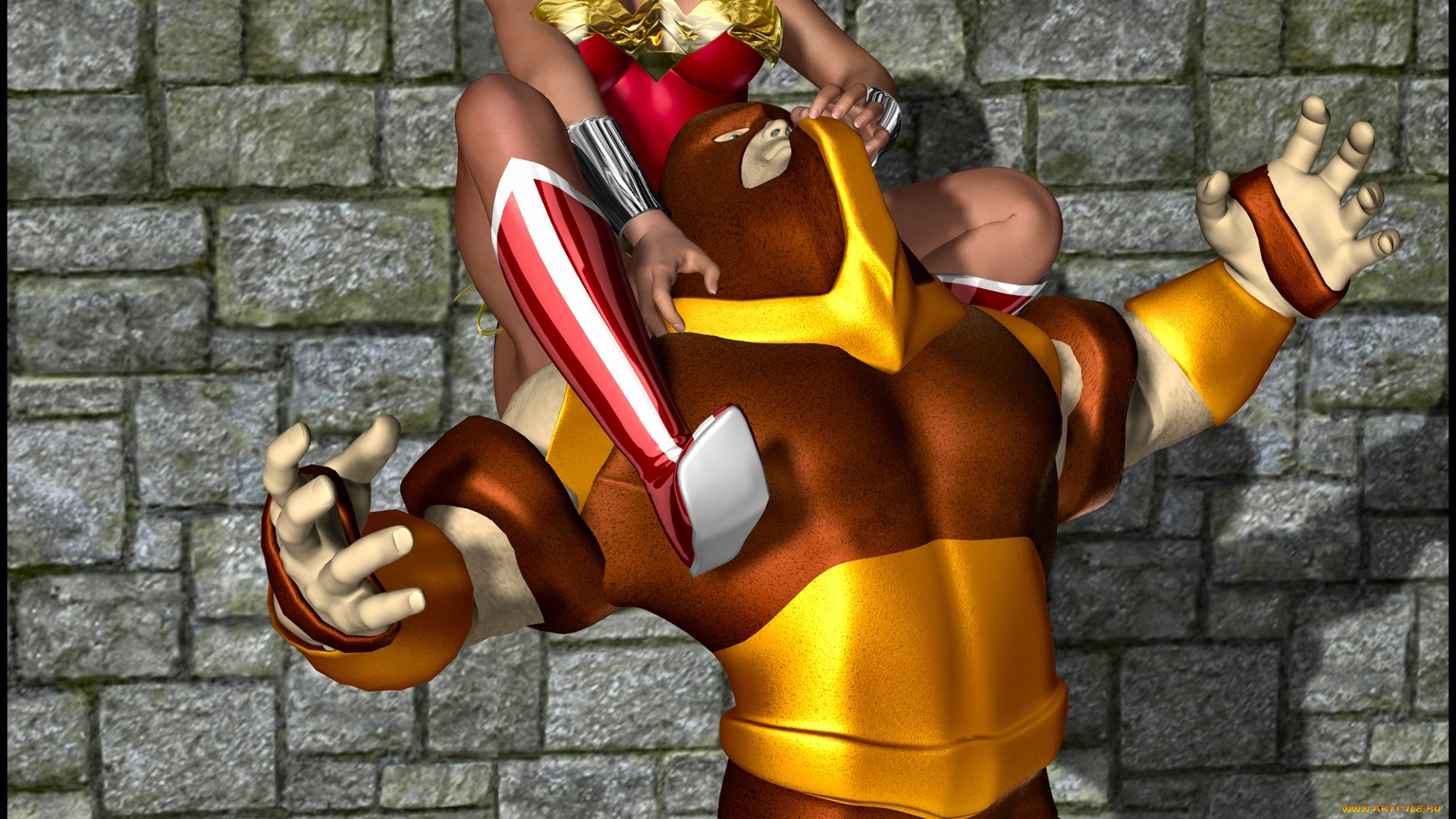 3д, графика, fantasy, фантазия, девушка, lordsnot, существо