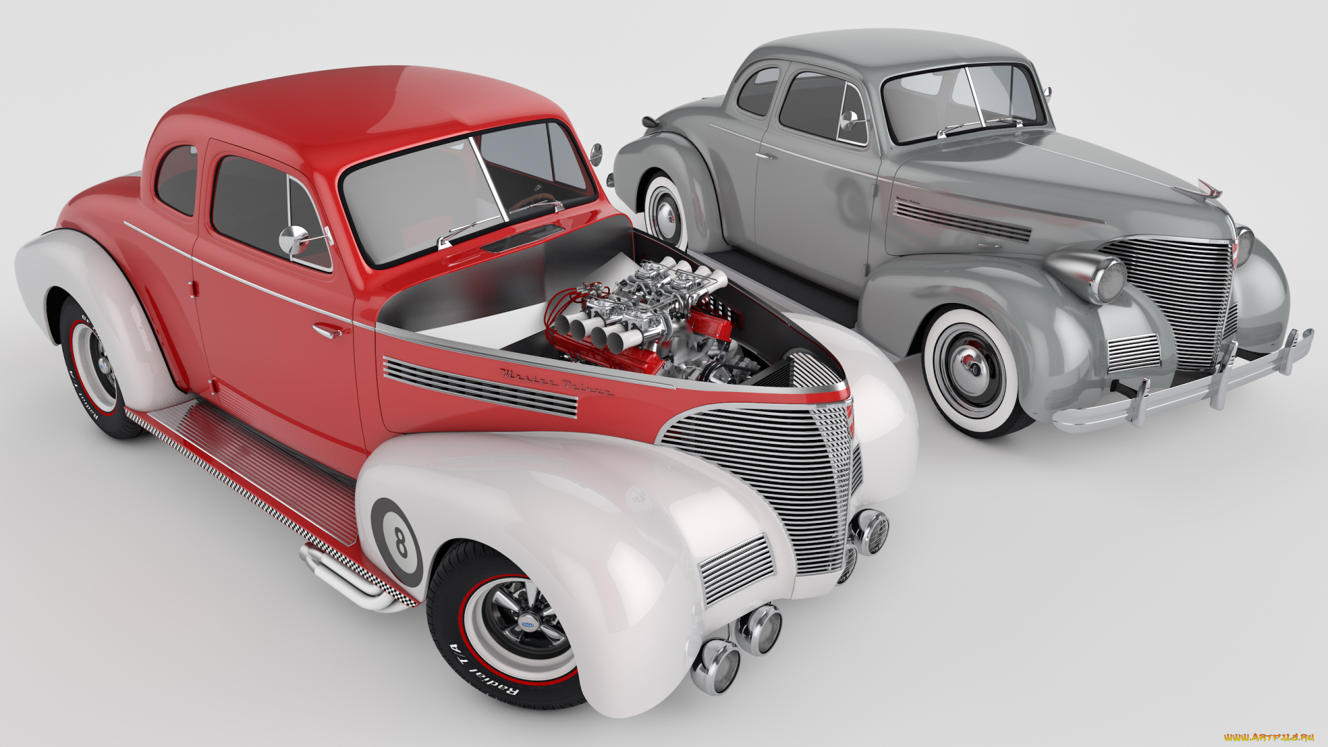 автомобили, 3д, 1939, chevrolet