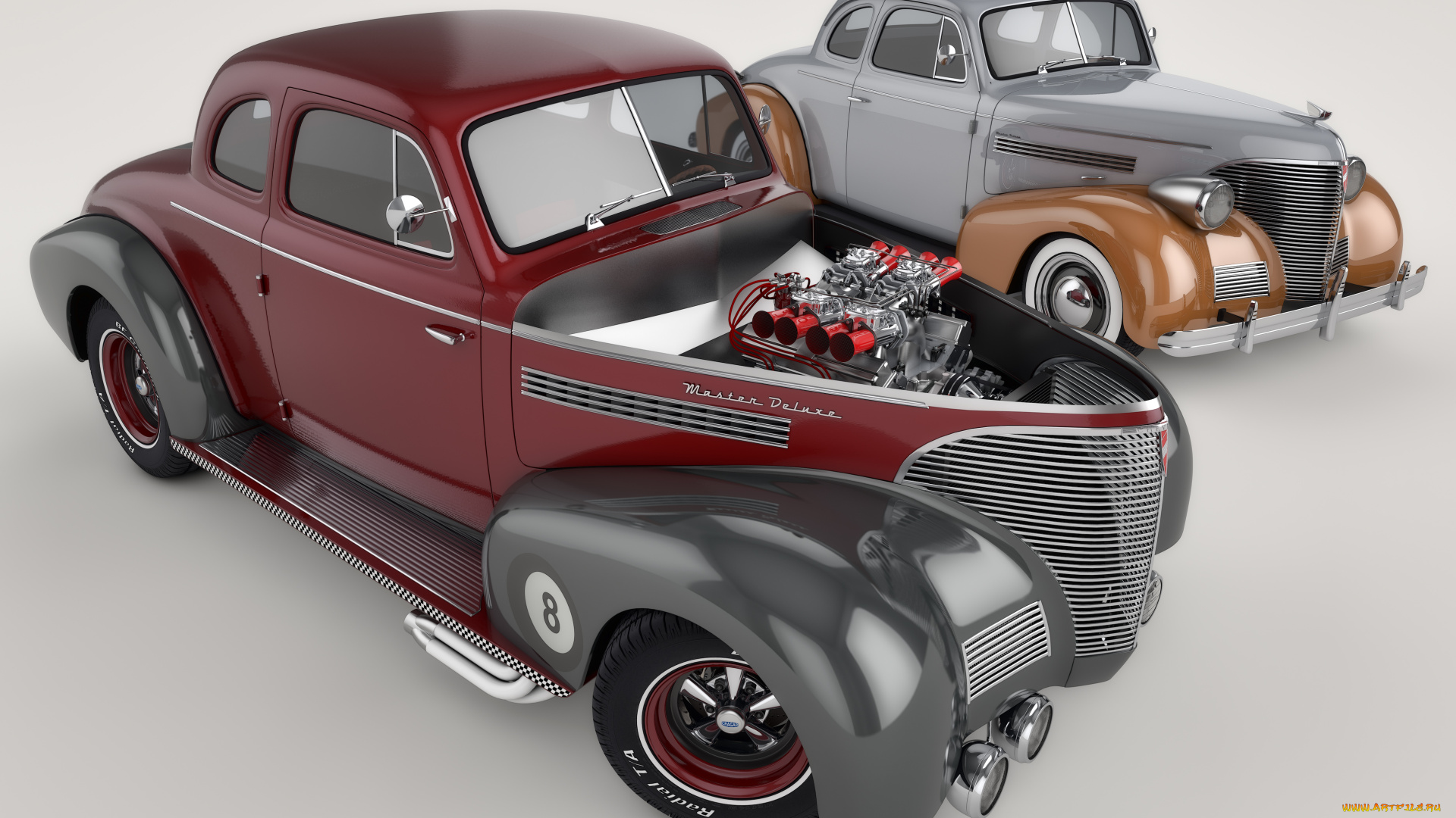 автомобили, 3д, 1939, chevrolet