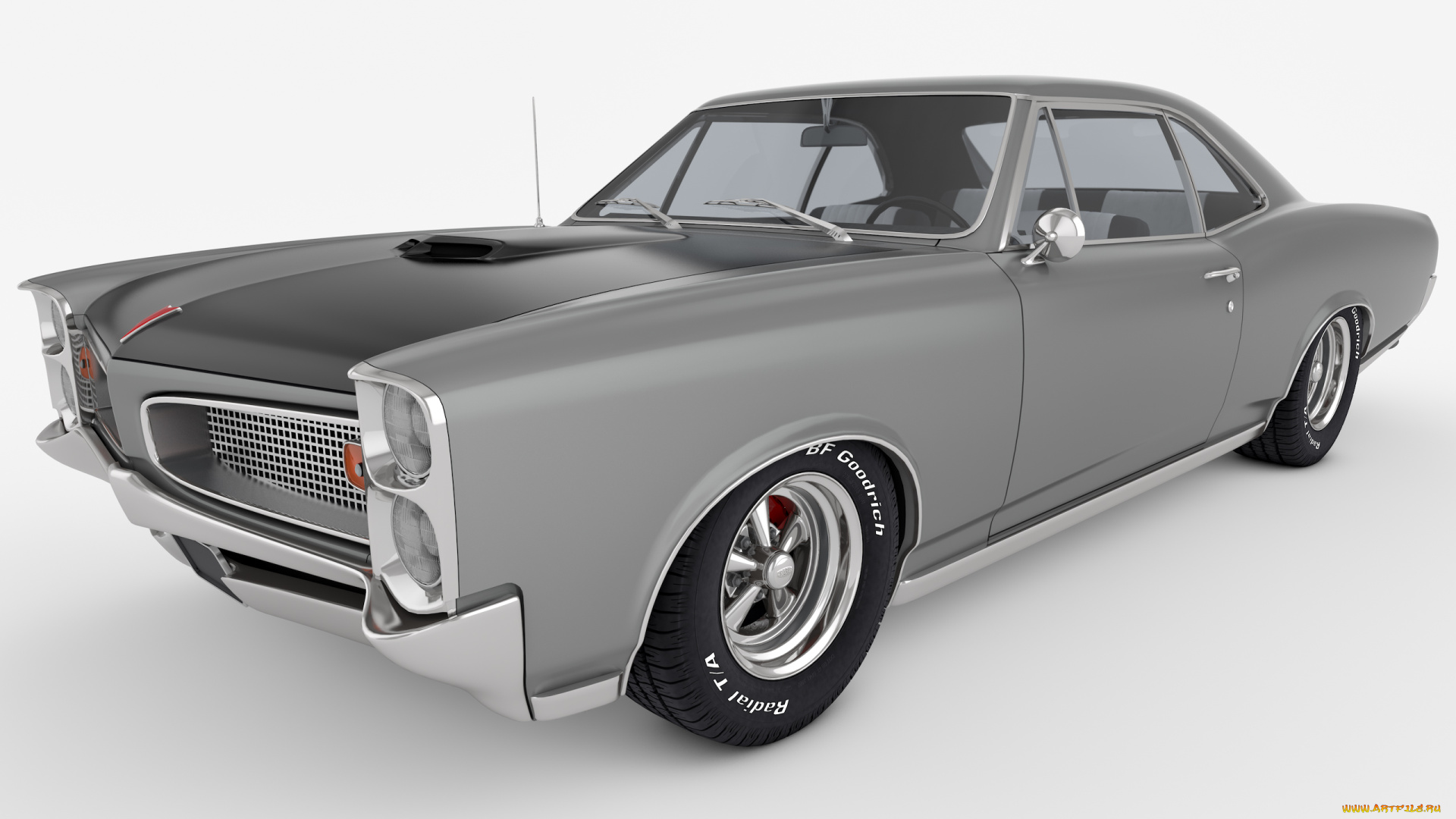 автомобили, 3д, 1966, pontiac