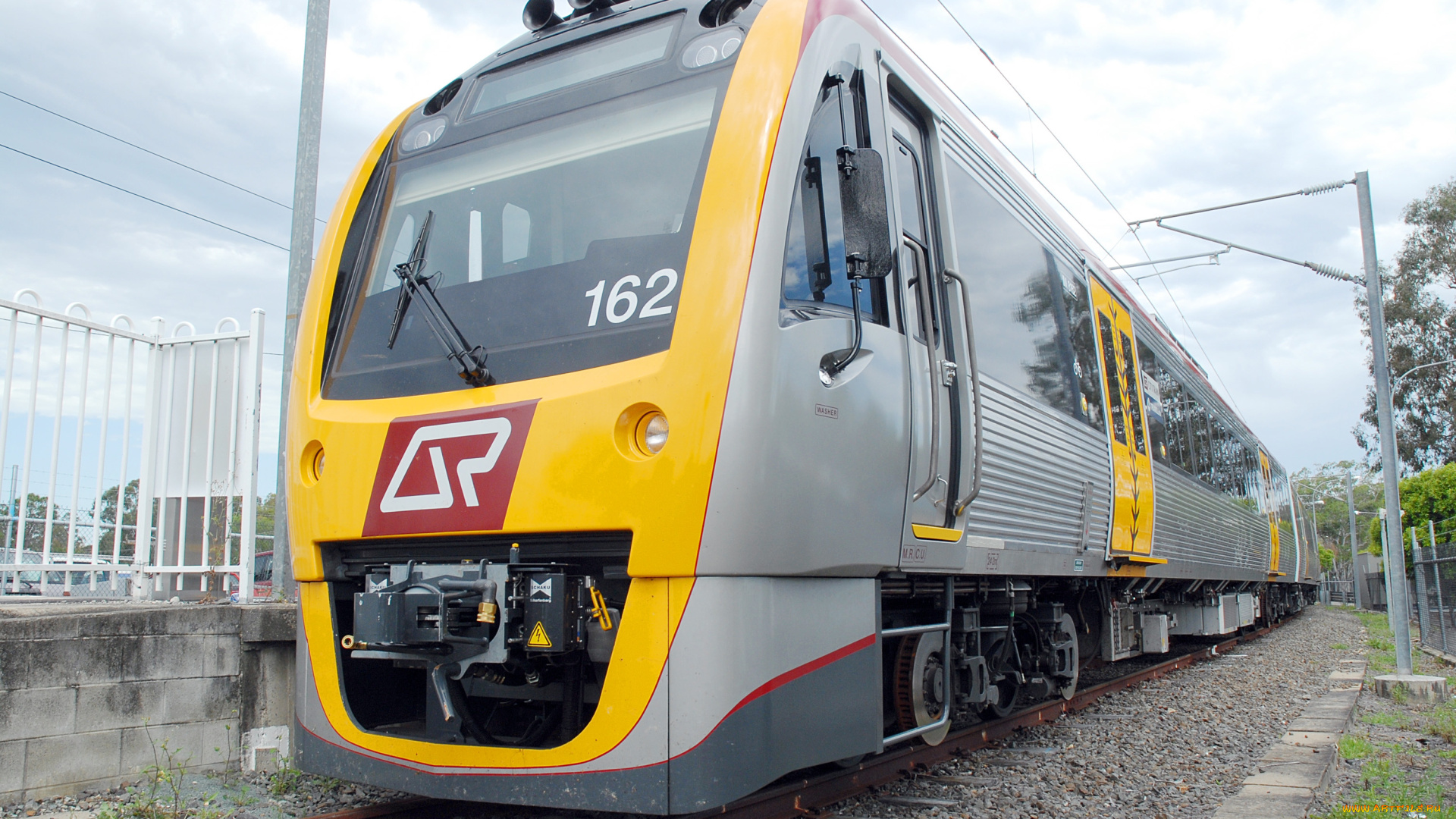 brisbane, train, техника, поезда, рельсы, платформа, станция, поезд