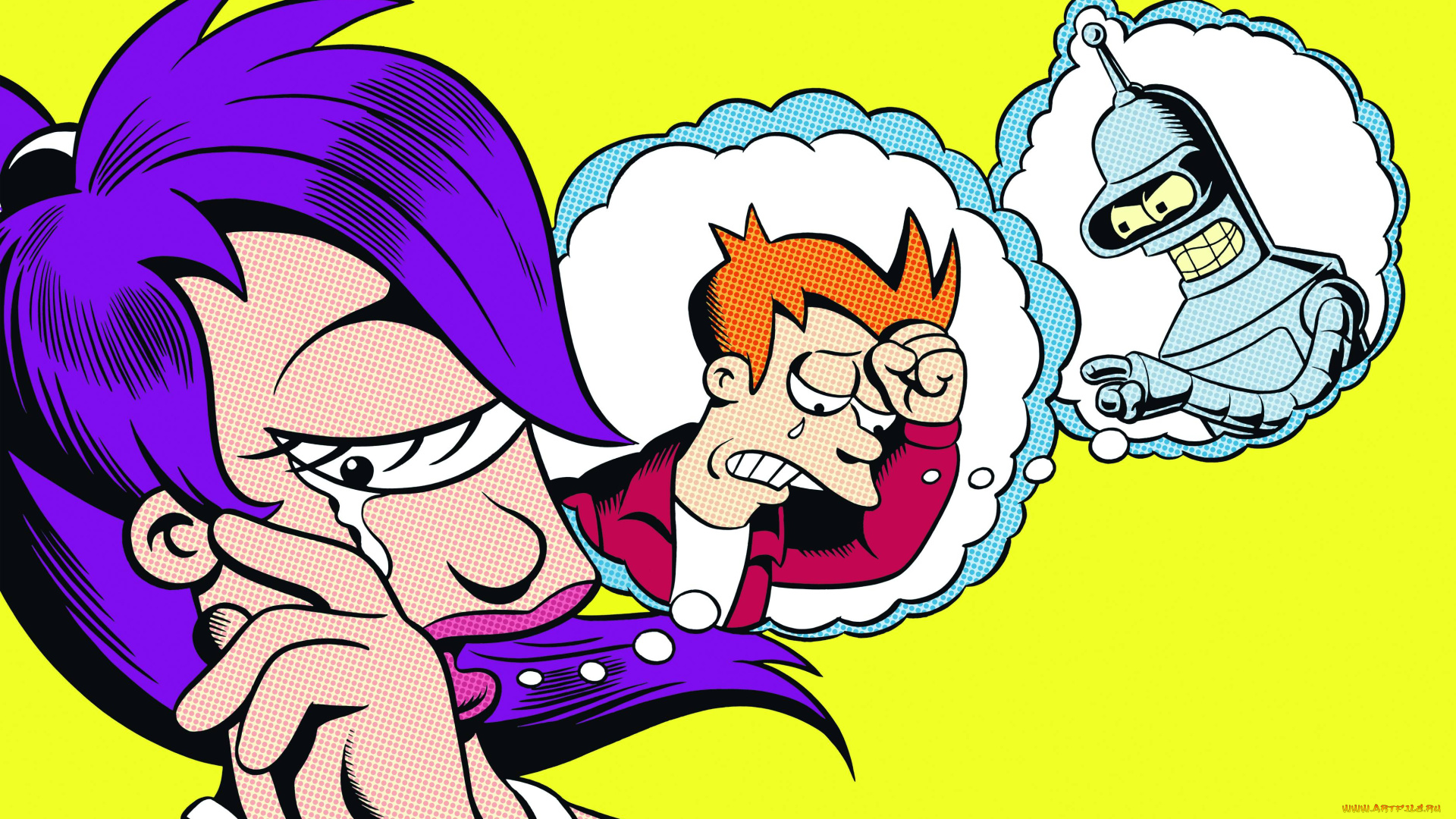 futurama, мультфильмы, футурама